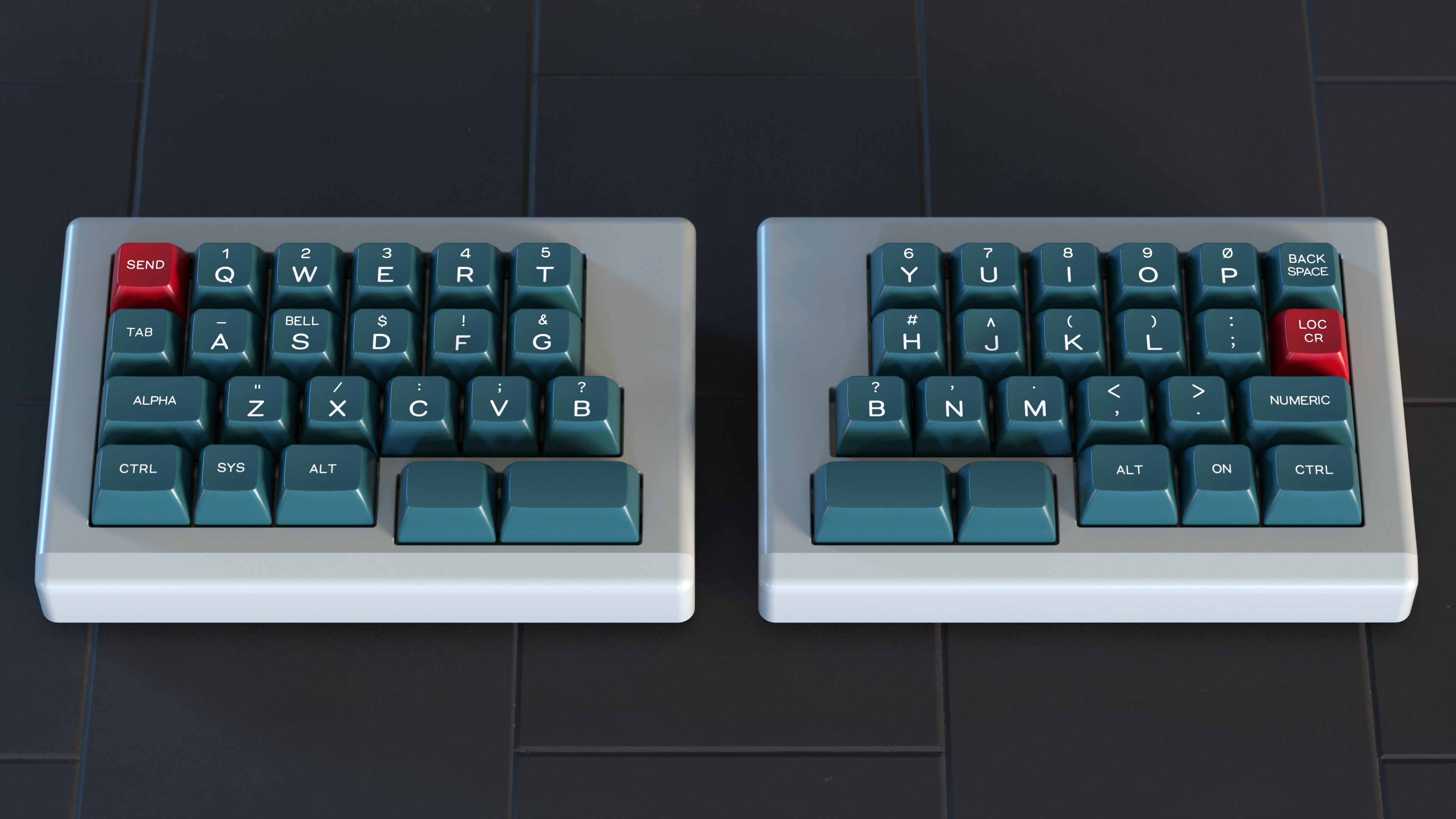 (Group Buy) SA Teletype Keycaps