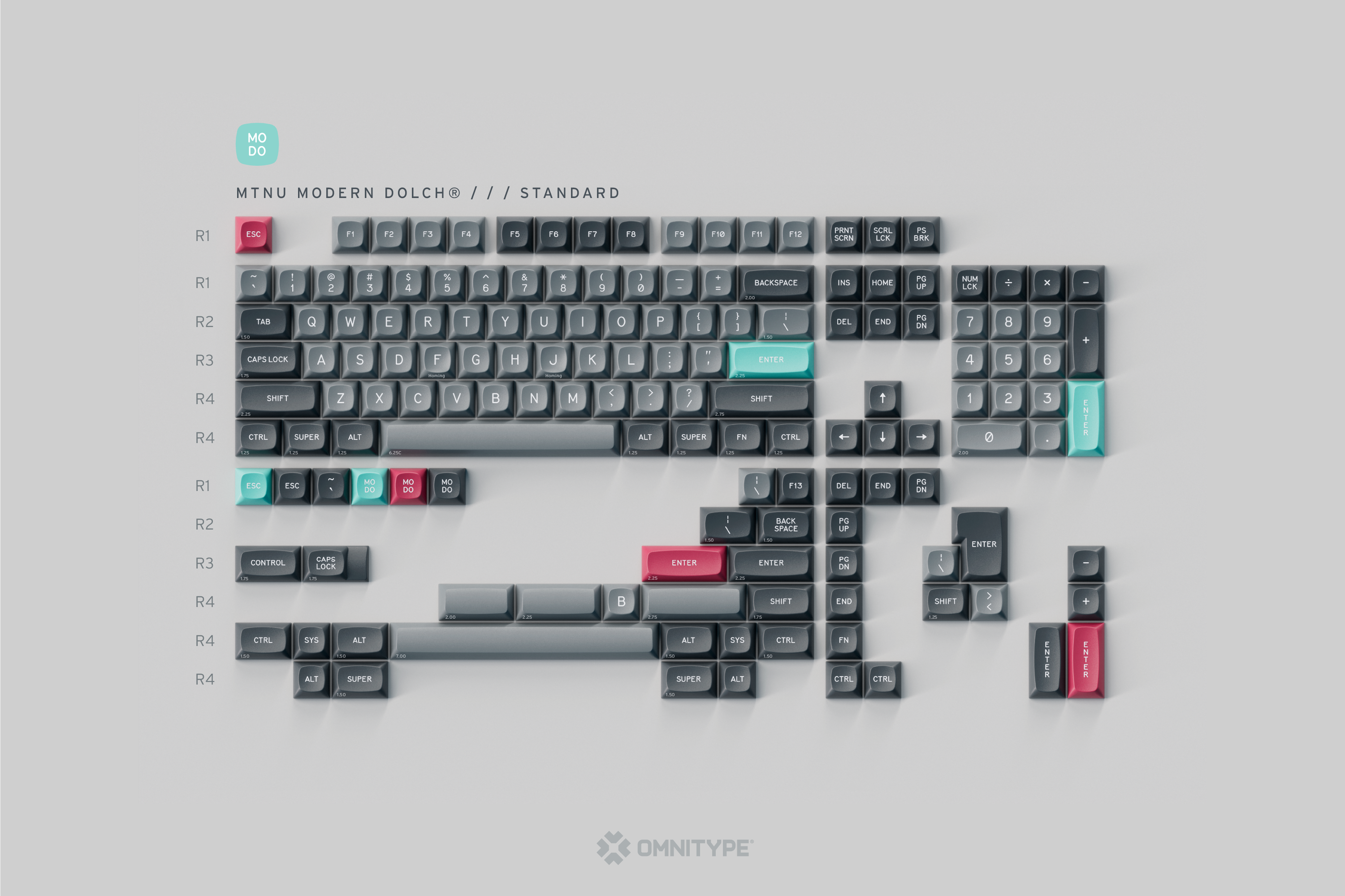 (In Stock) GMK MTNU Modern Dolch Keycap Set