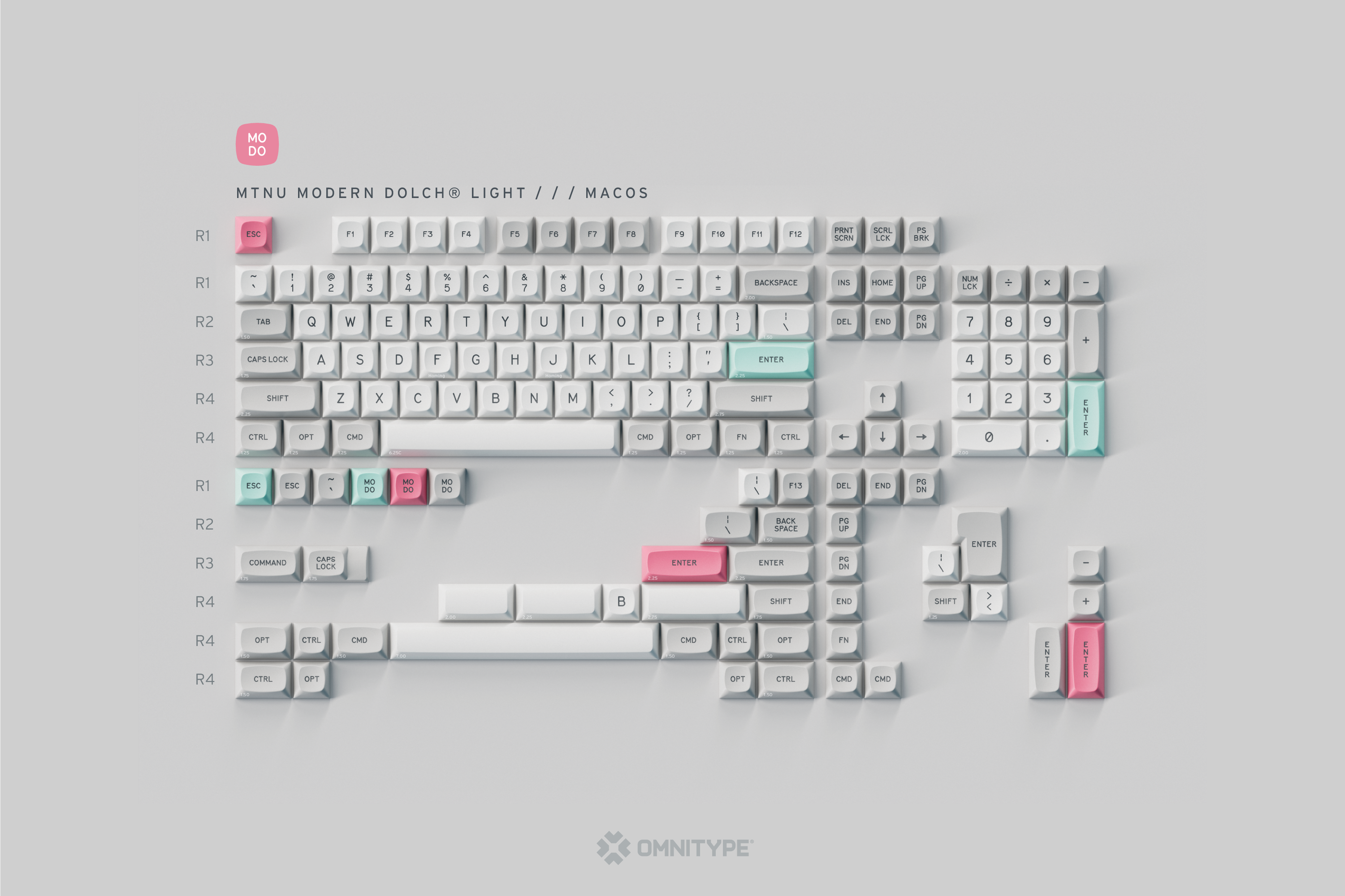 (In Stock) GMK MTNU Modern Dolch Keycap Set