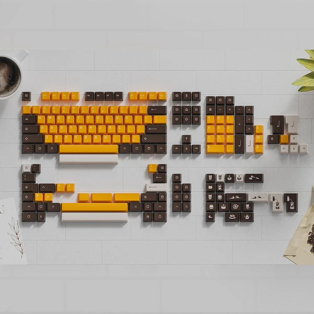 (In Stock) KCH Nekoccino Keycaps