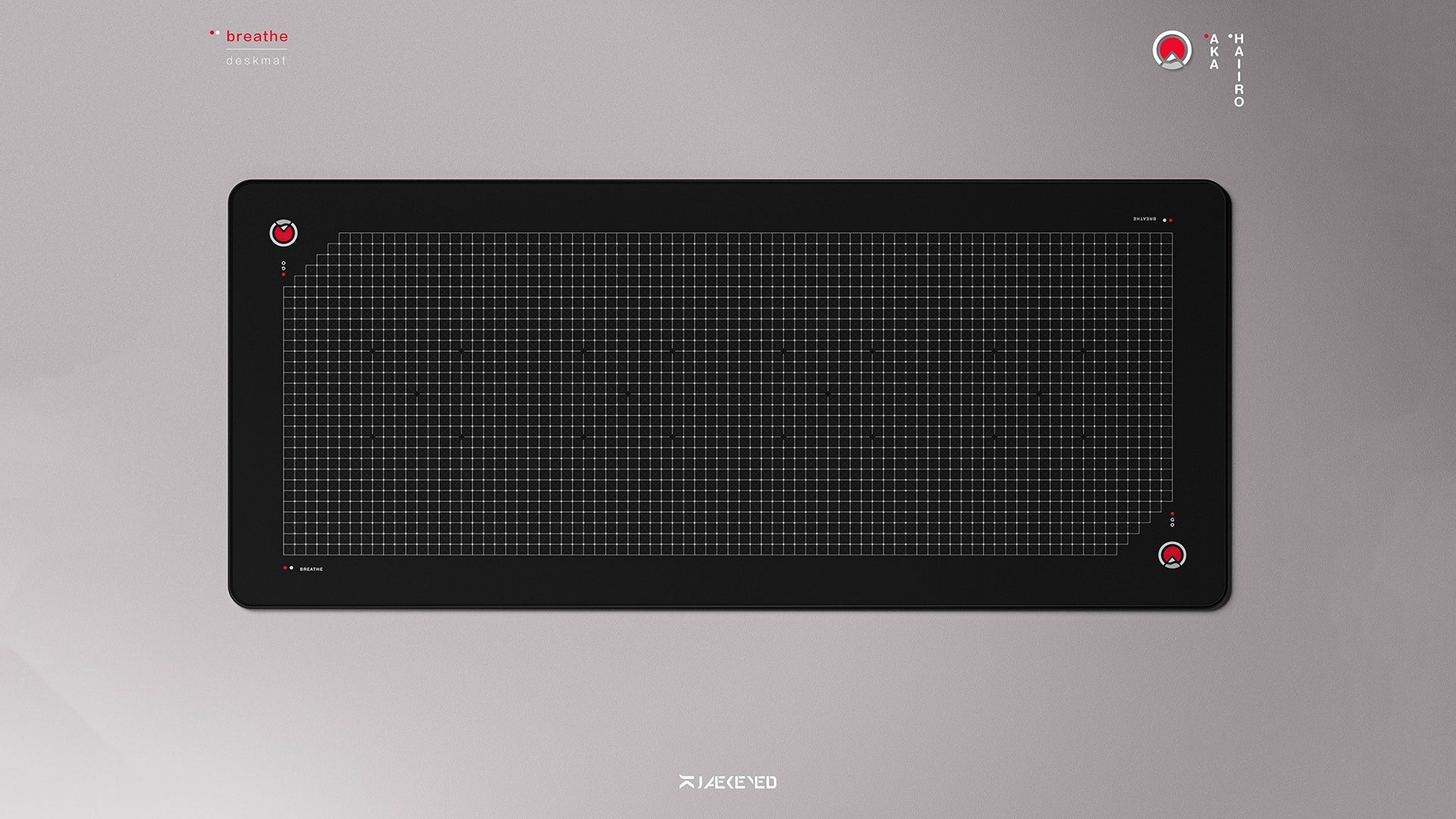 (In Stock) WS x Jaekeyed (赤灰色) Aka Haiiro Deskmat