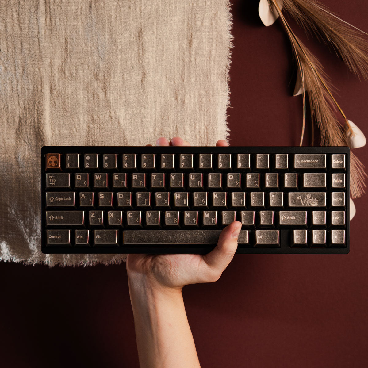 (Group Buy) Awekeys Viking Antiques Full Metal Keycap Set (Base Kits)