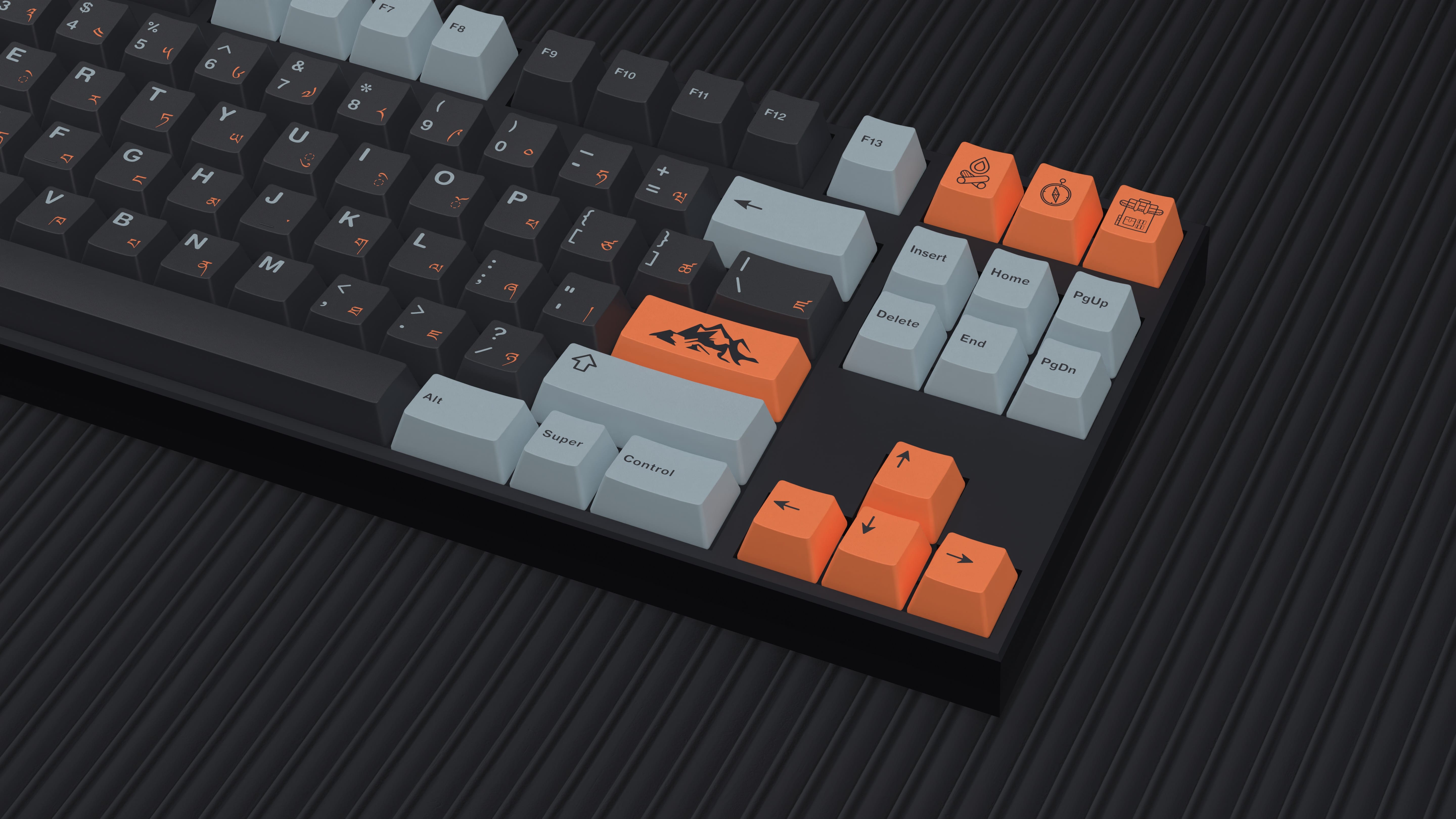(Group Buy) ePBT Flaming Ice Keycaps