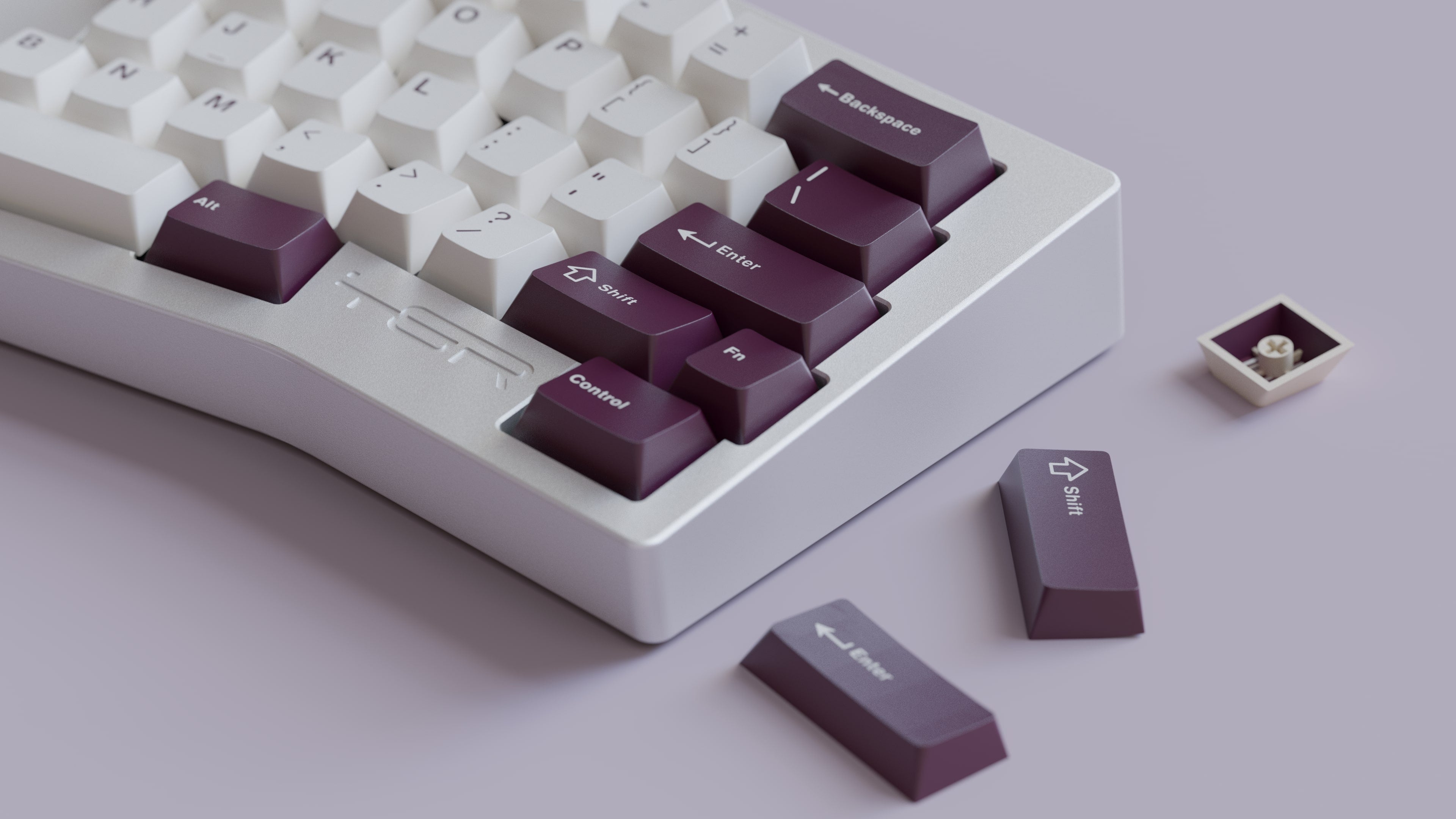 (In Stock) GMK Maroon Keyset