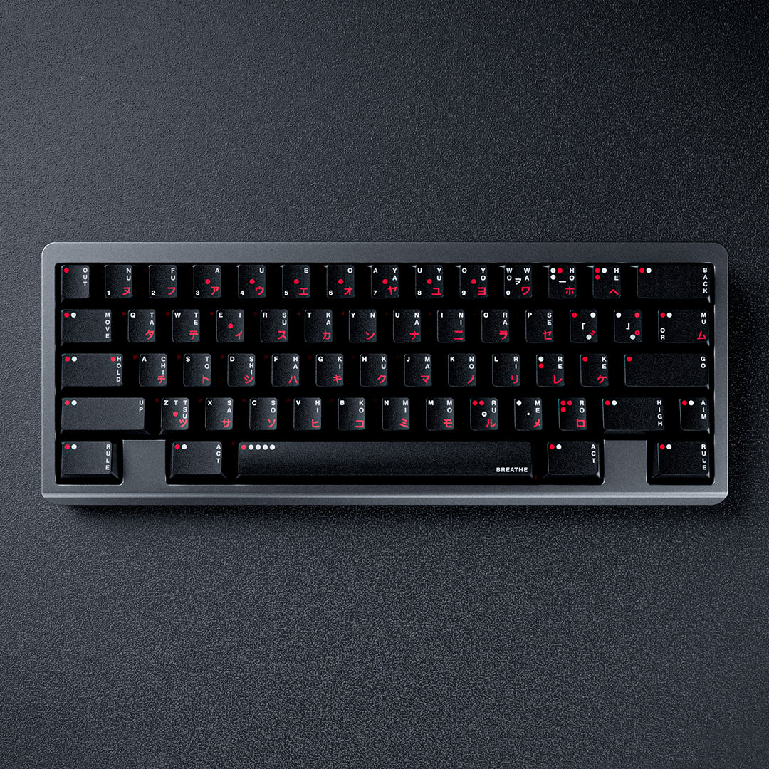 (In Stock) WS x Jaekeyed (赤灰色) Aka Haiiro Keycap Set