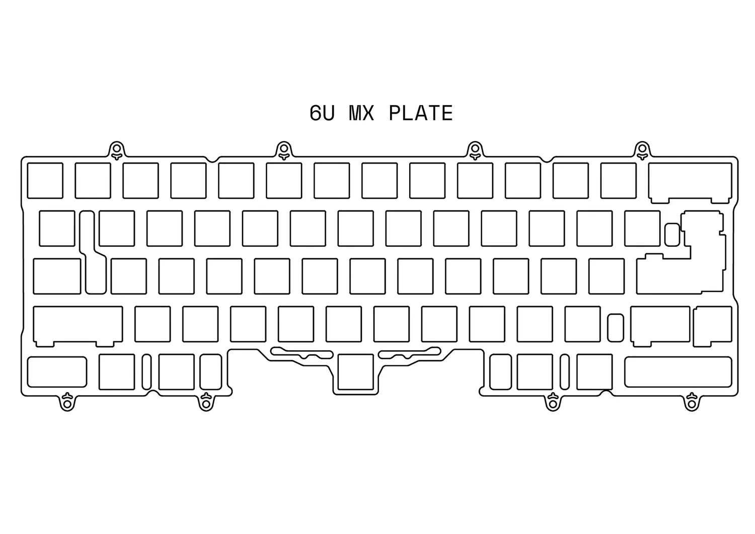 (Group Buy) Gehirn60 Keyboard Kit Addons
