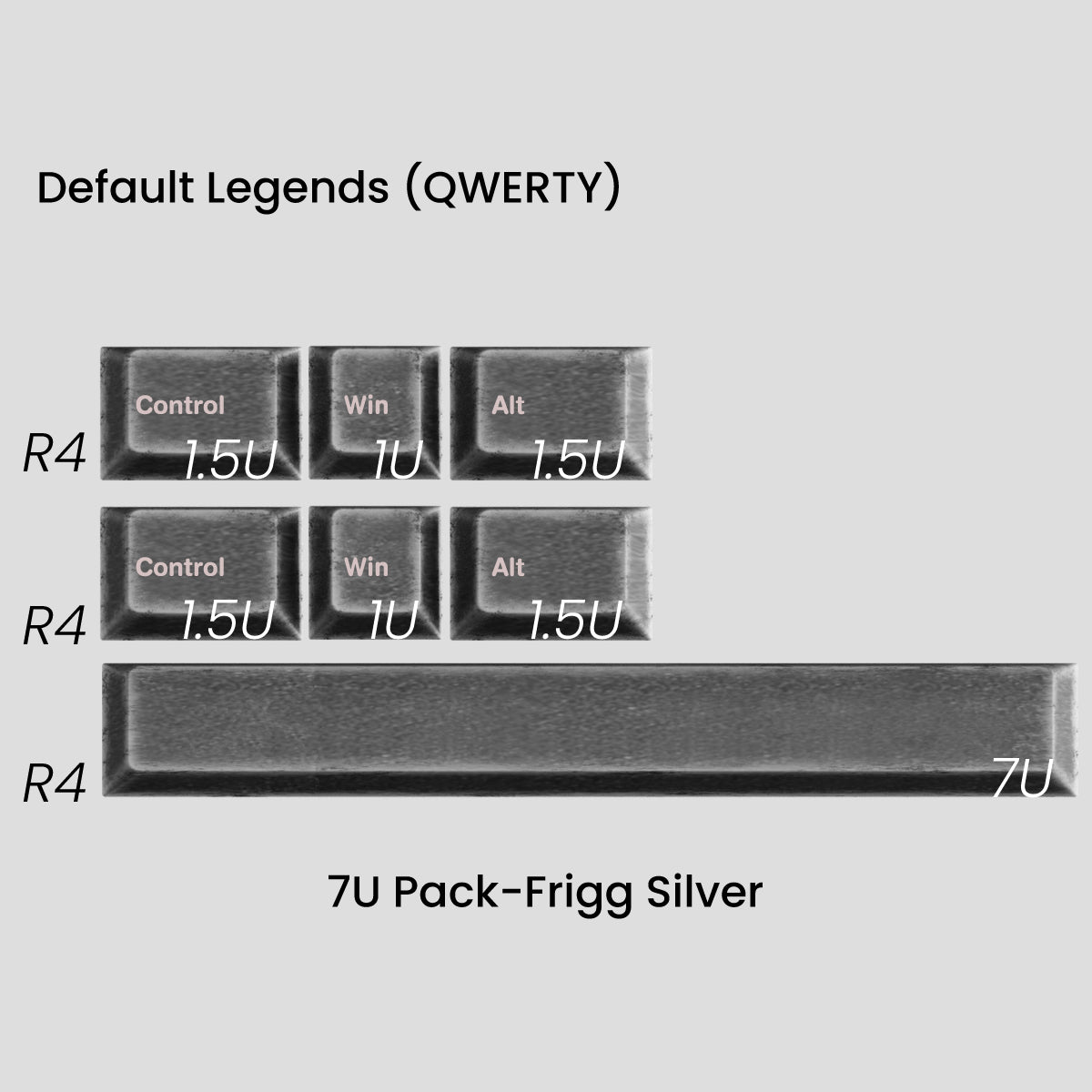 (Group Buy) Awekeys Viking Antiques Full Metal Keycap Set (Spacebar & Novelties Kits)