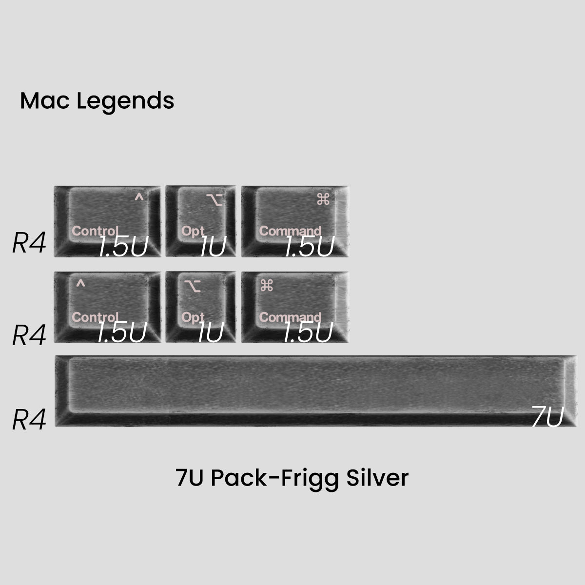 (Group Buy) Awekeys Viking Antiques Full Metal Keycap Set (Spacebar & Novelties Kits)