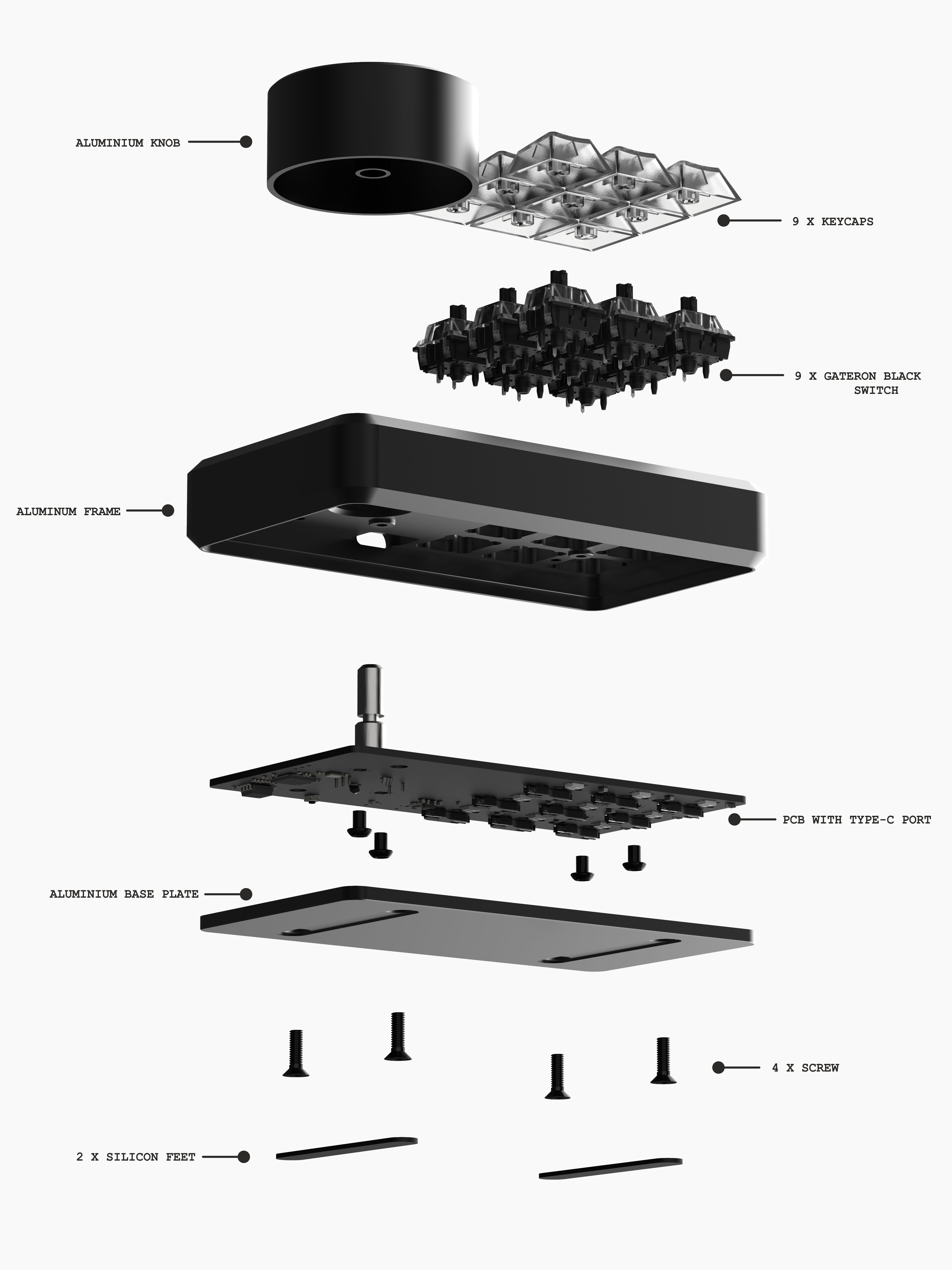 (Group Buy) Binepad BNK9 Macropad