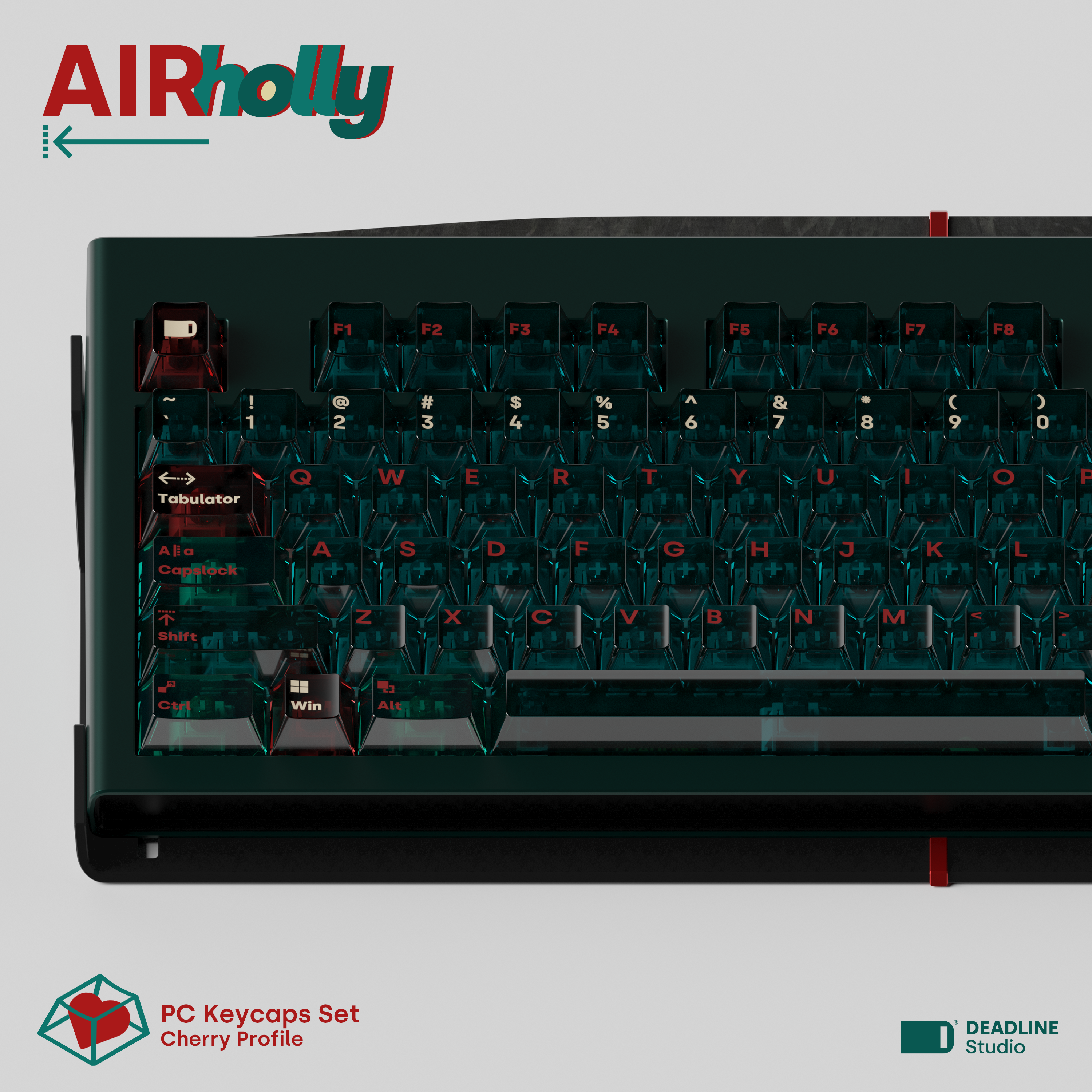 (Group Buy) Deadline AIR Holly Keycap Set