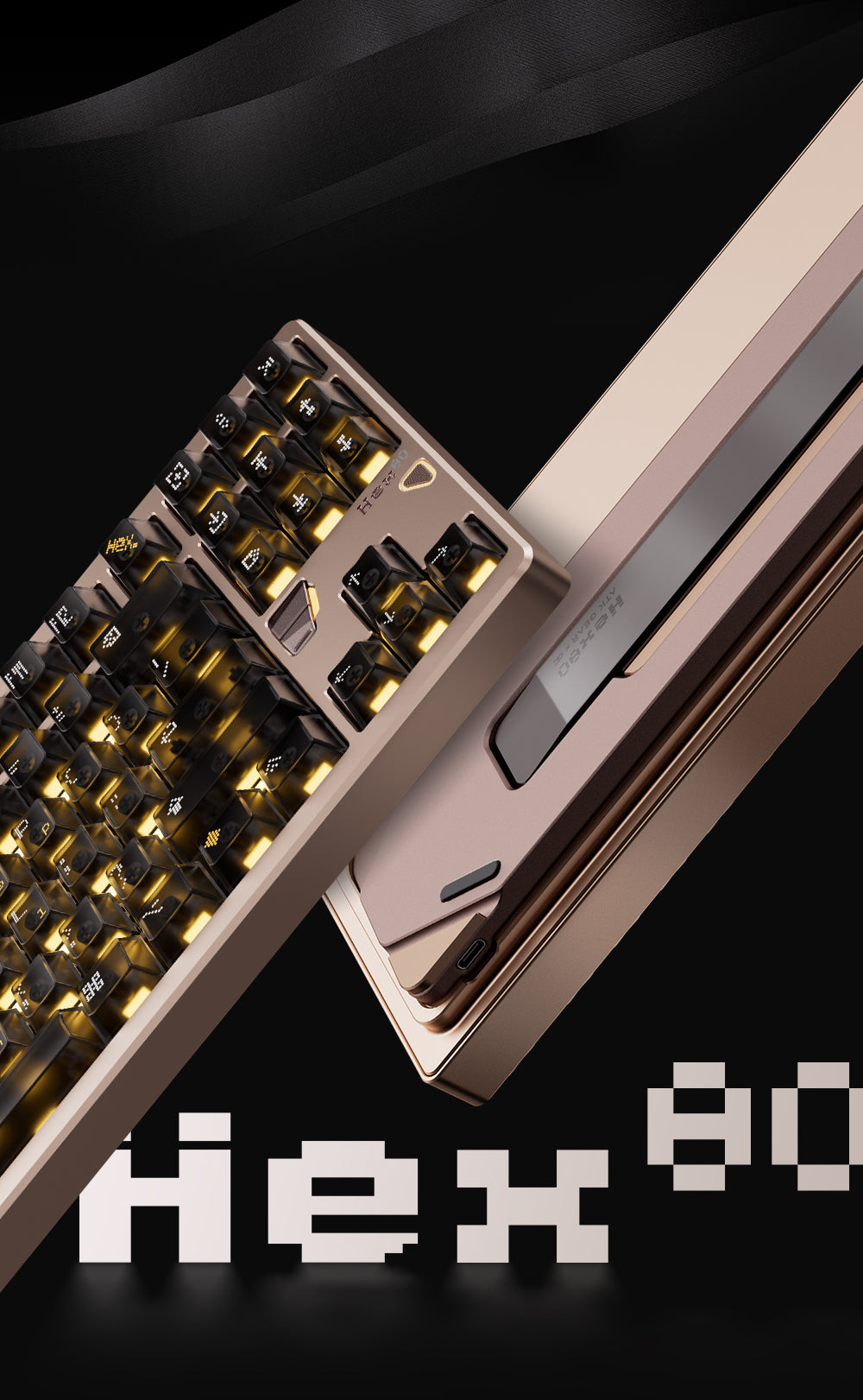 (Pre Order) Hex80 Hall Effect Custom Keyboard