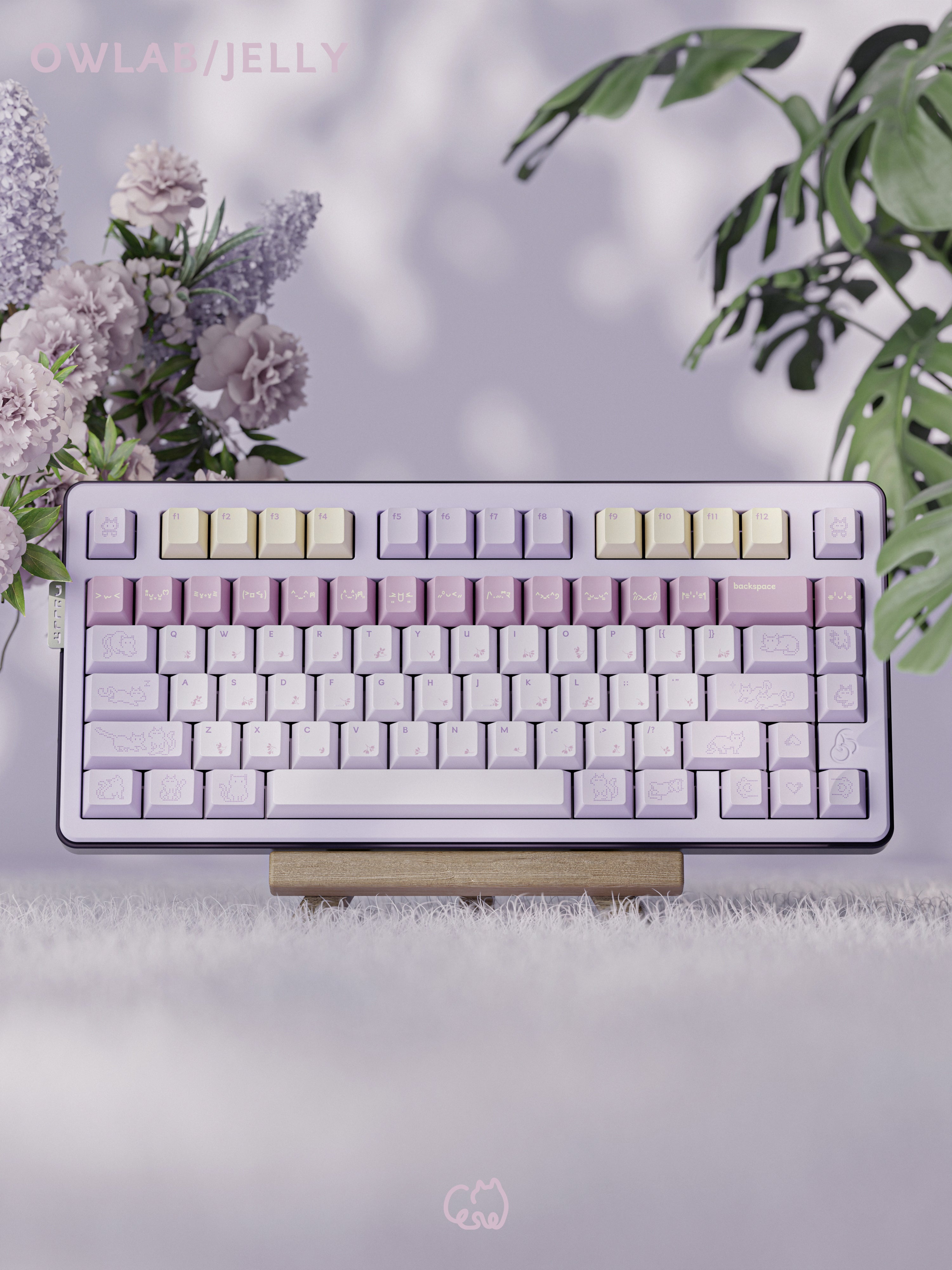 (Pre-Order) QK Taro Balls Keykaps