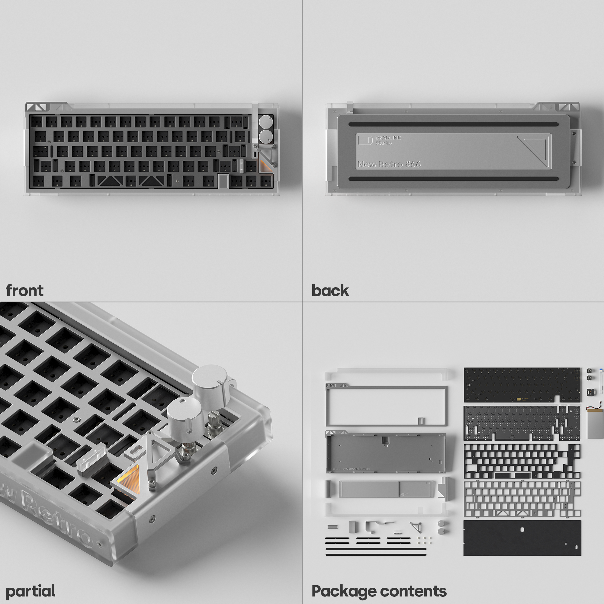 (Group Buy) New Retro #66 V3 Keyboard Kit by Deadline Studio