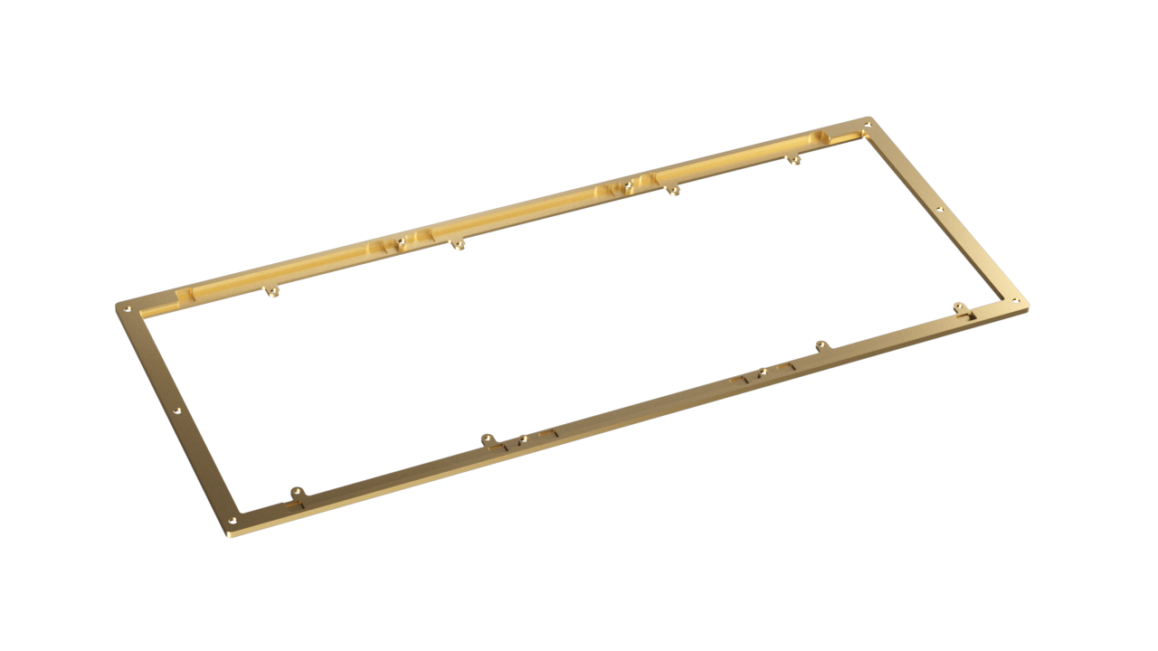 render of Keycult No. 3 Accent in Brass