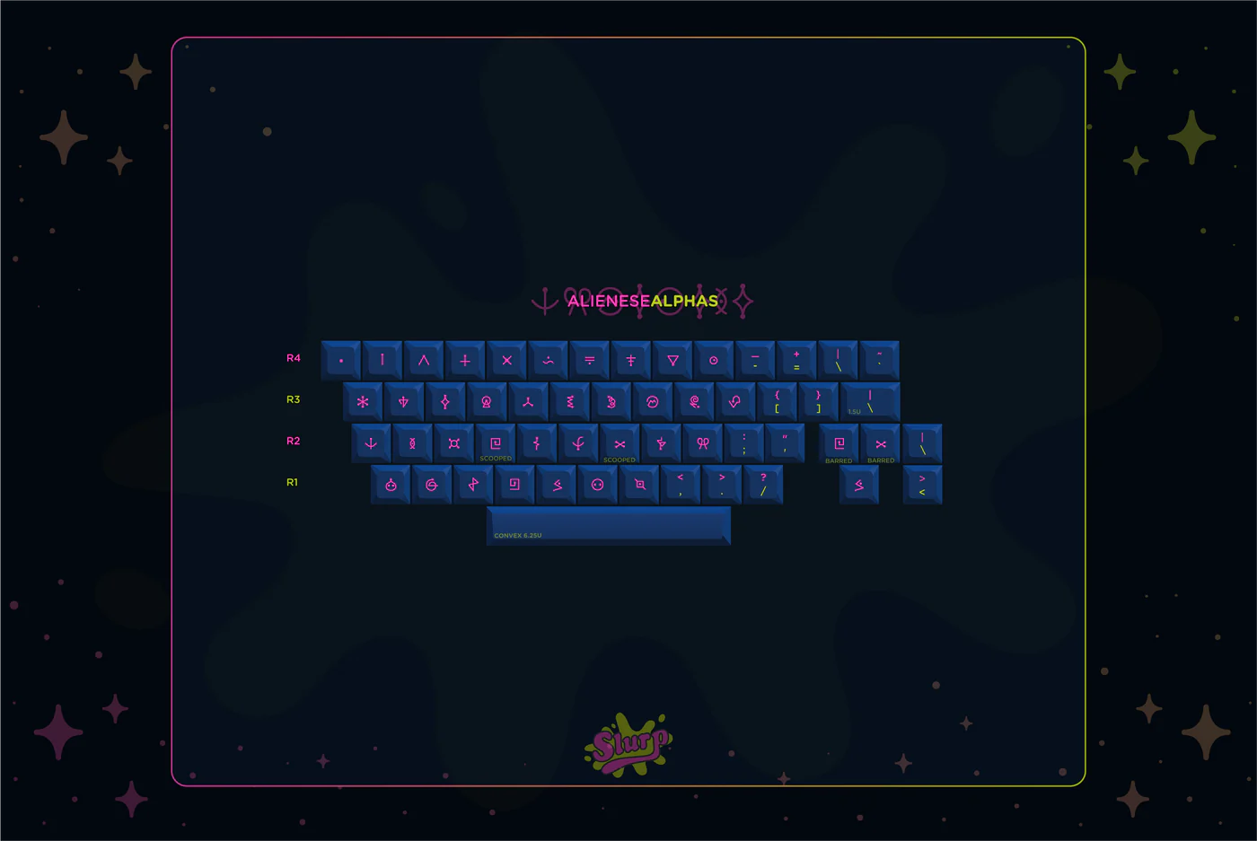 (Protozoa) KAT Slurp Keycaps