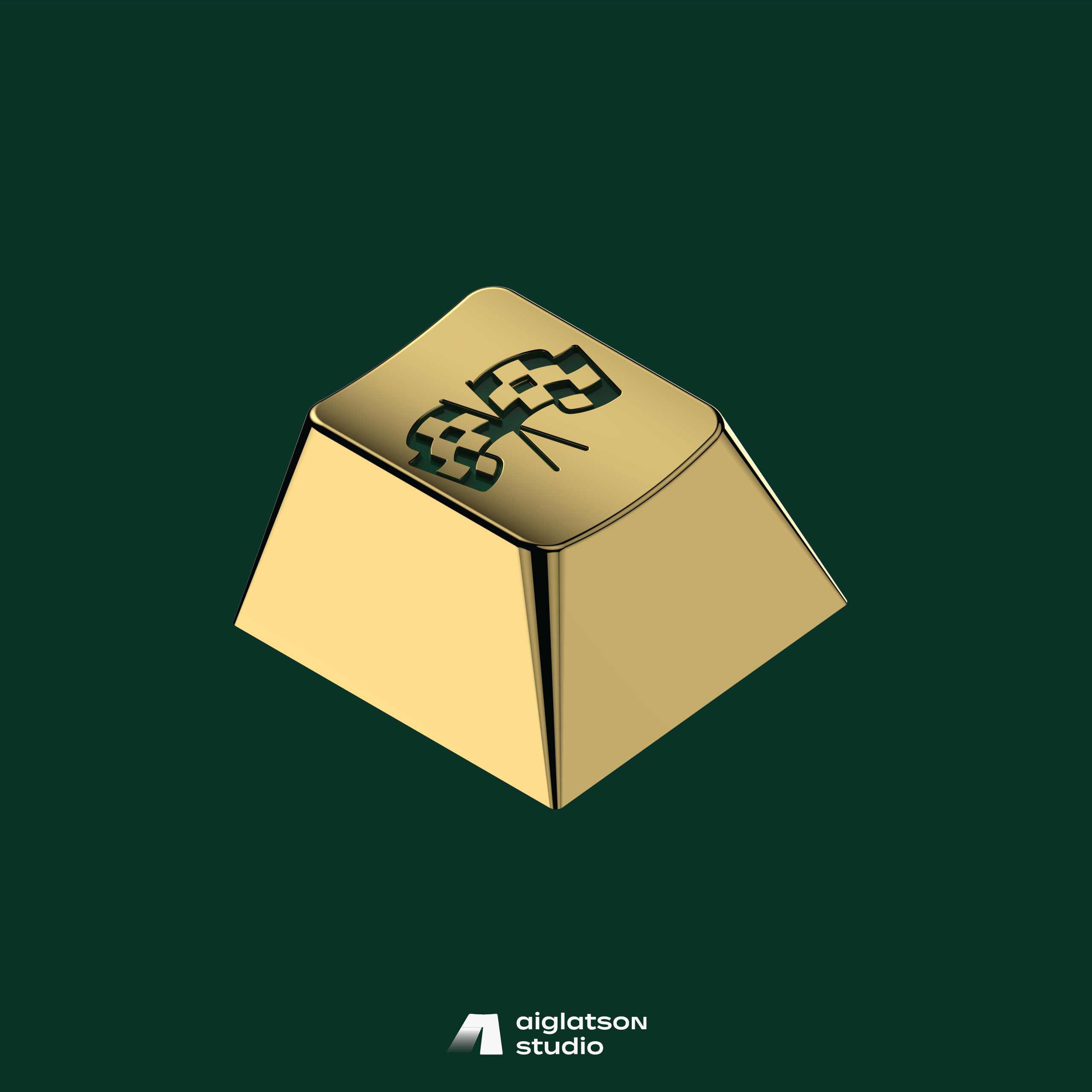 (In Stock) Aiglatson x GMK British Racing Green (BRG) R2