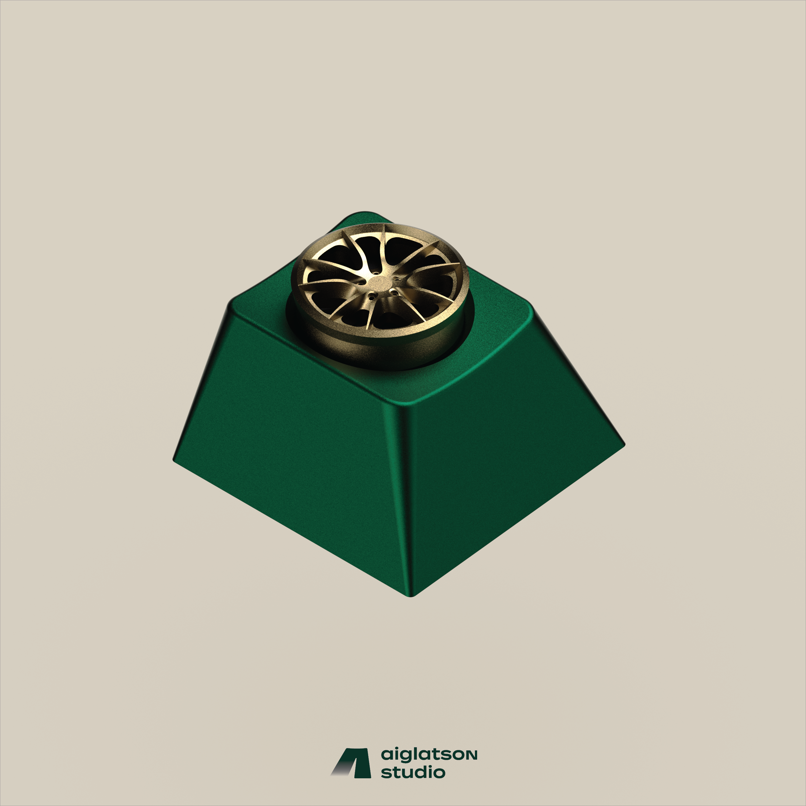 (In Stock) Aiglatson x GMK British Racing Green (BRG) R2