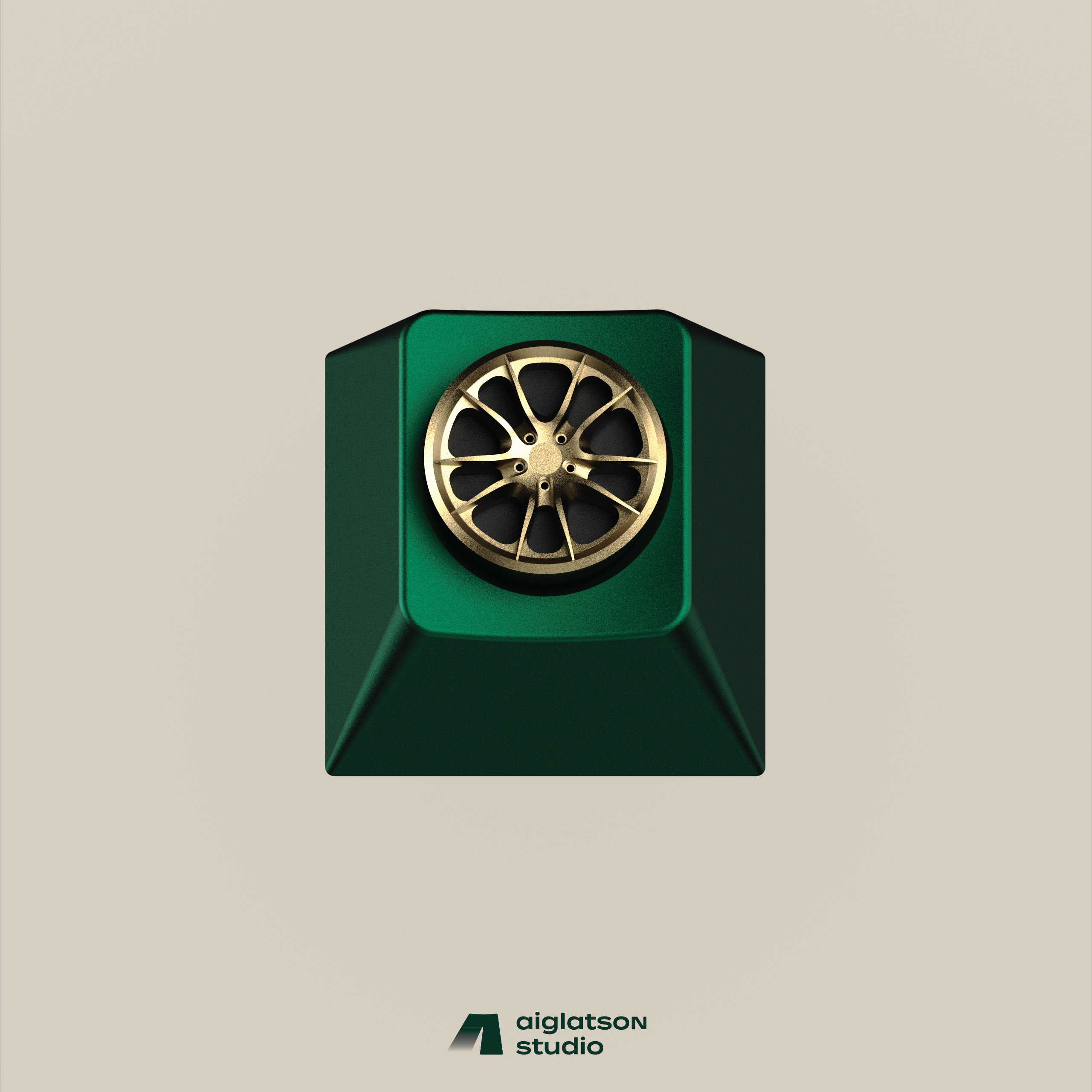 (In Stock) Aiglatson x GMK British Racing Green (BRG) R2