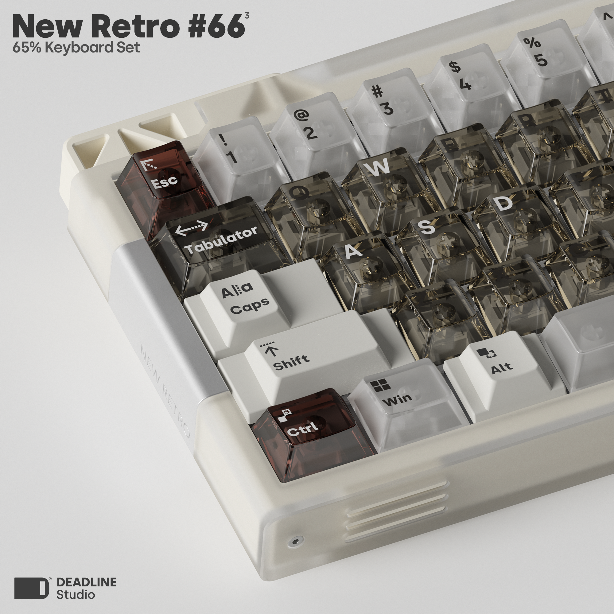 Group Buy) New Retro #66 V3 Keyboard Kit by Deadline Studio