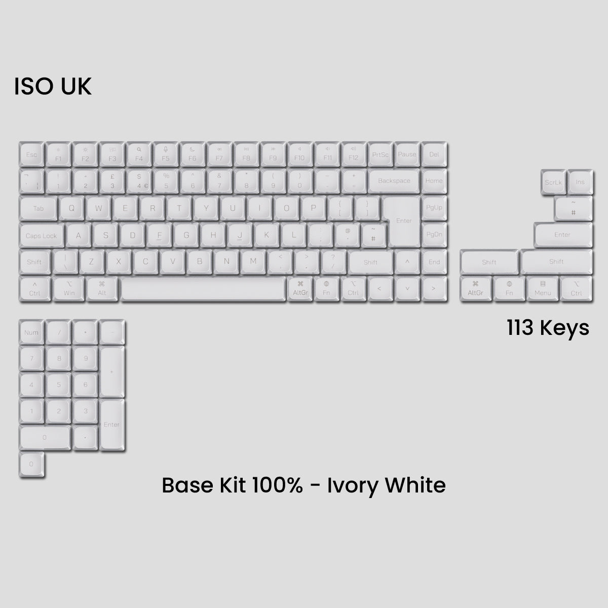 (Group Buy) Awekeys Air - Low Profile Metal Keycaps