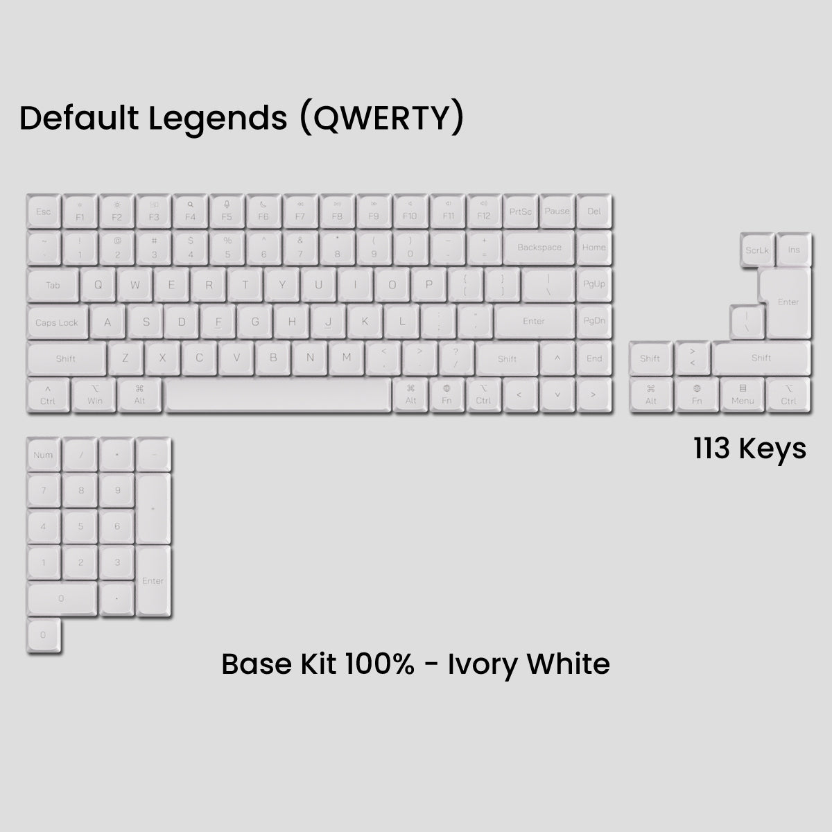 (Group Buy) Awekeys Air - Low Profile Metal Keycaps