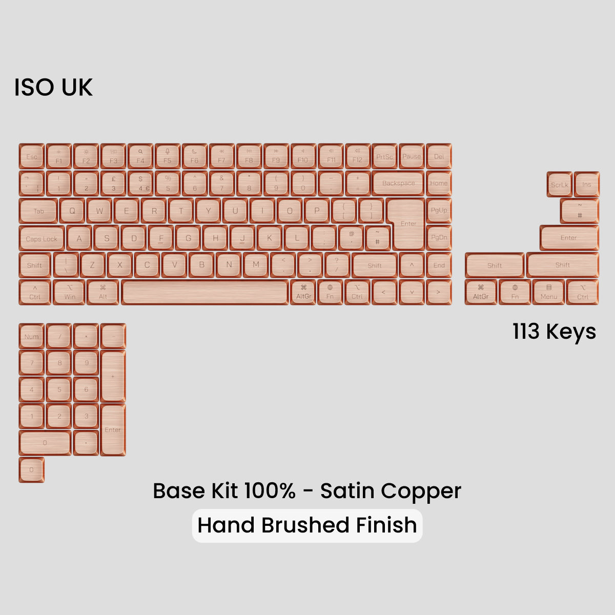 (Group Buy) Awekeys Air - Low Profile Metal Keycaps