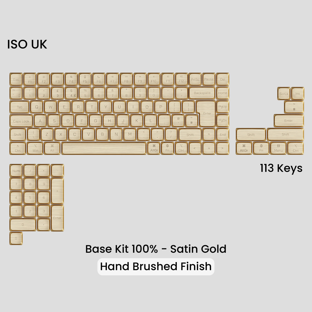 (Group Buy) Awekeys Air - Low Profile Metal Keycaps