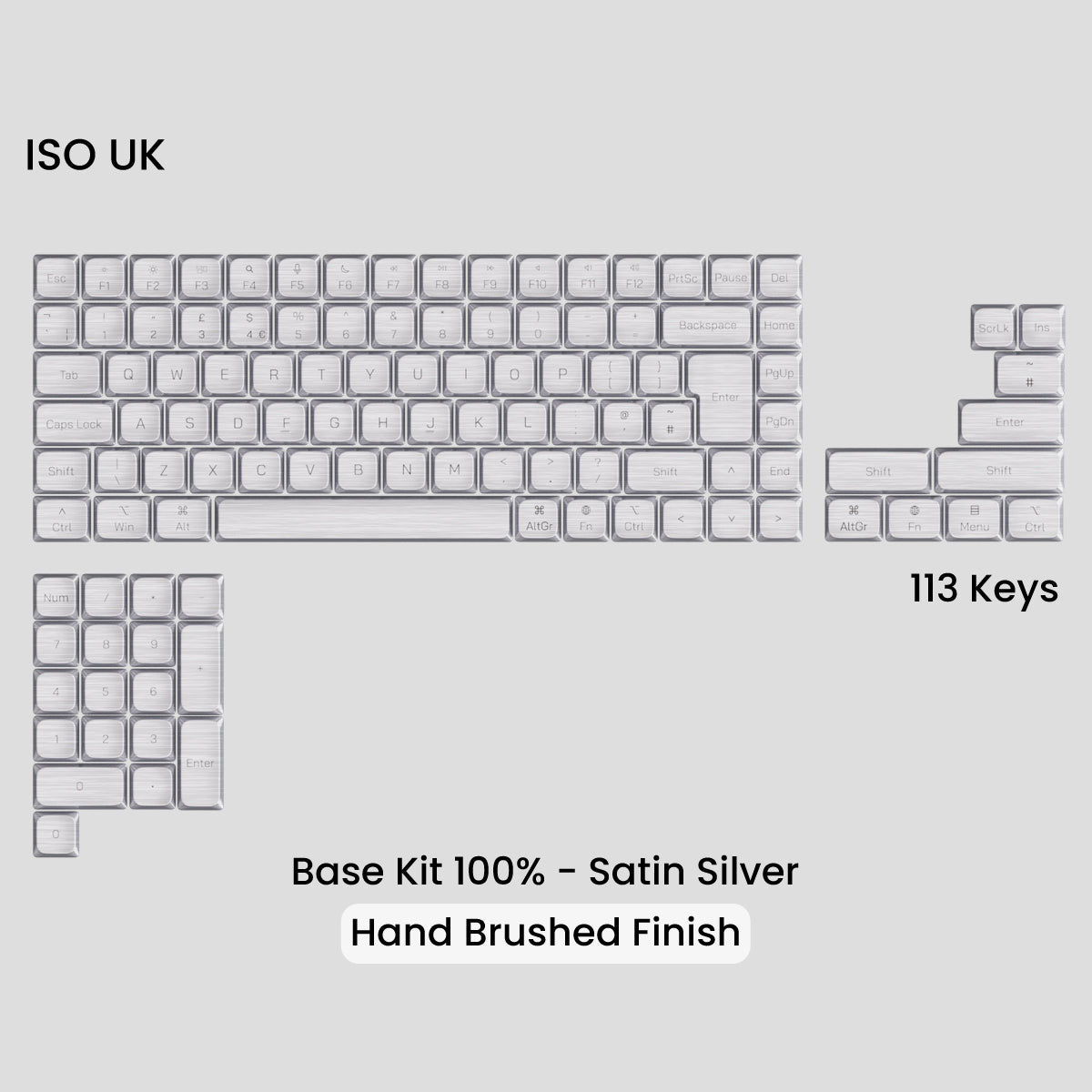 (Group Buy) Awekeys Air - Low Profile Metal Keycaps