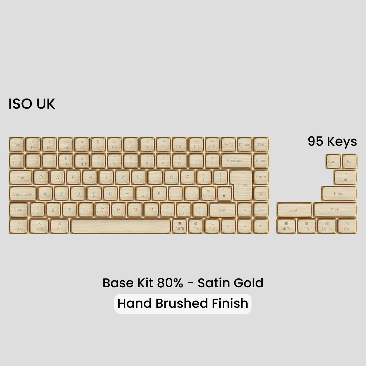 (Group Buy) Awekeys Air - Low Profile Metal Keycaps