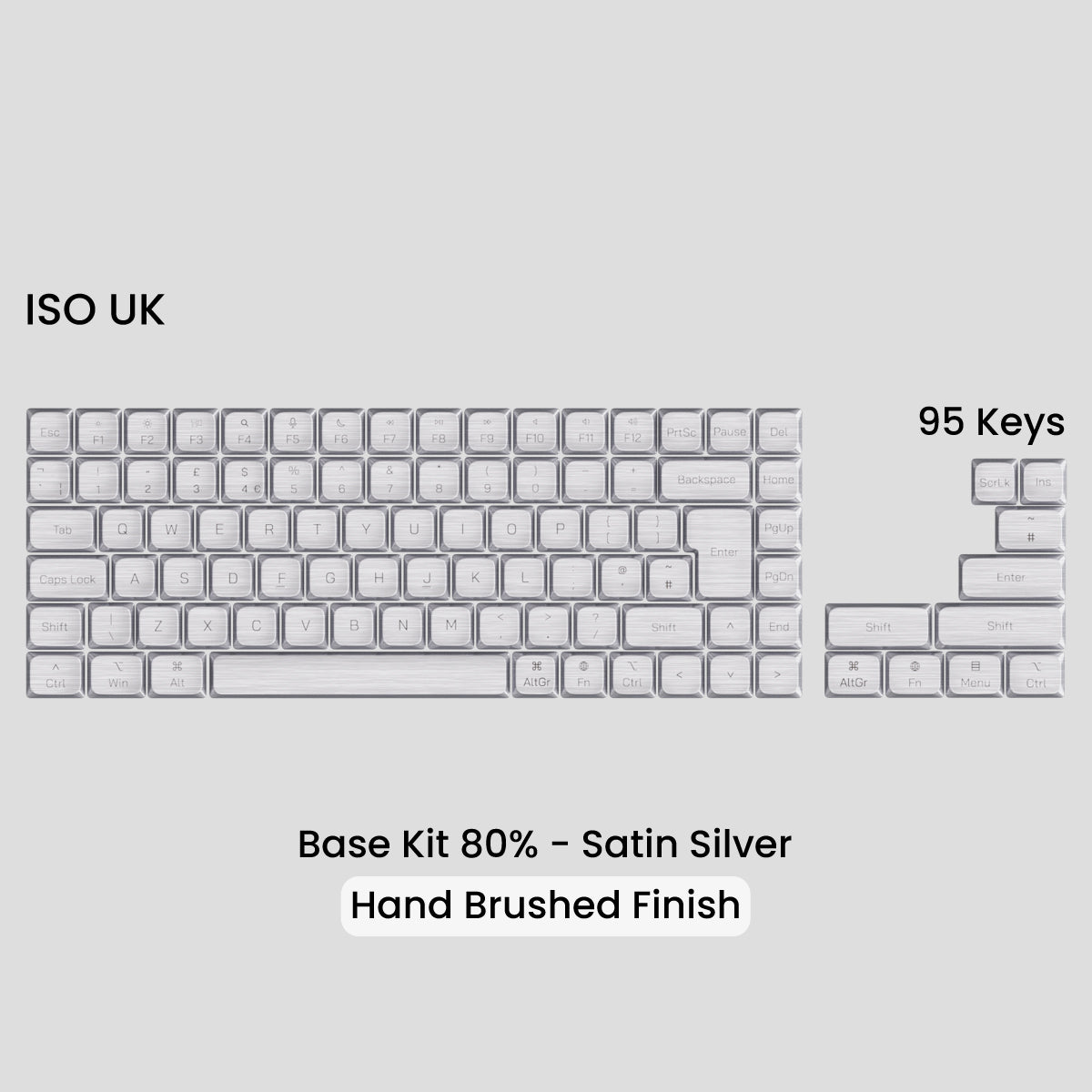 (Group Buy) Awekeys Air - Low Profile Metal Keycaps