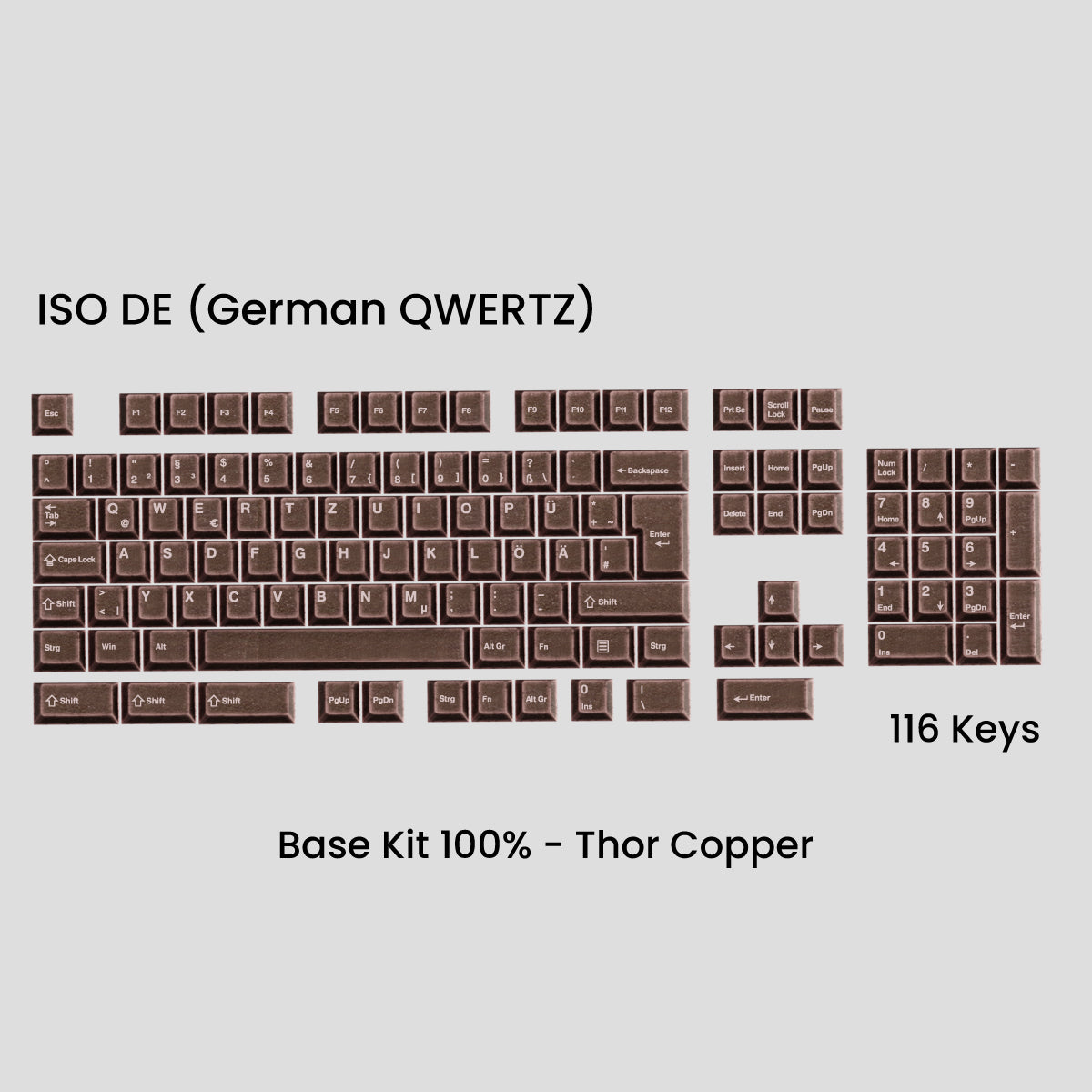 (Group Buy) Awekeys Viking Antiques Full Metal Keycap Set (Base Kits)