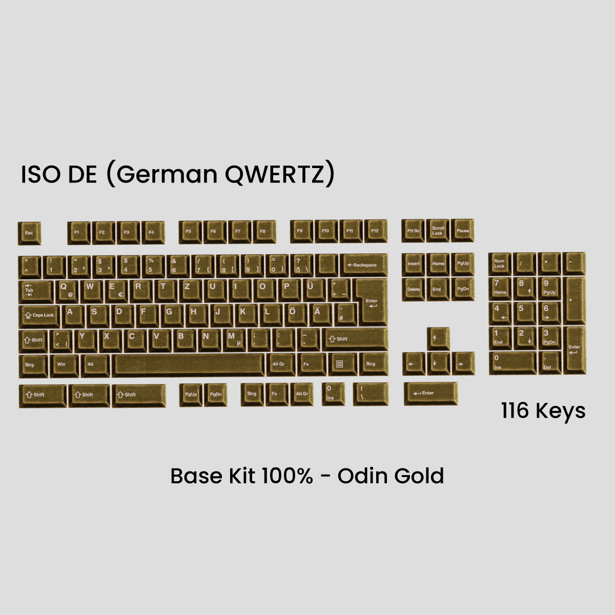 (Group Buy) Awekeys Viking Antiques Full Metal Keycap Set (Base Kits)