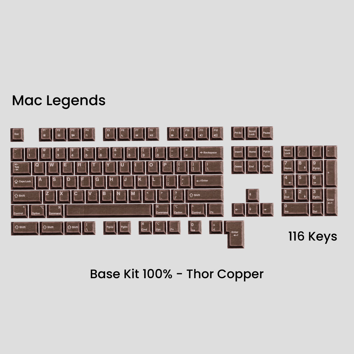 (Group Buy) Awekeys Viking Antiques Full Metal Keycap Set (Base Kits)