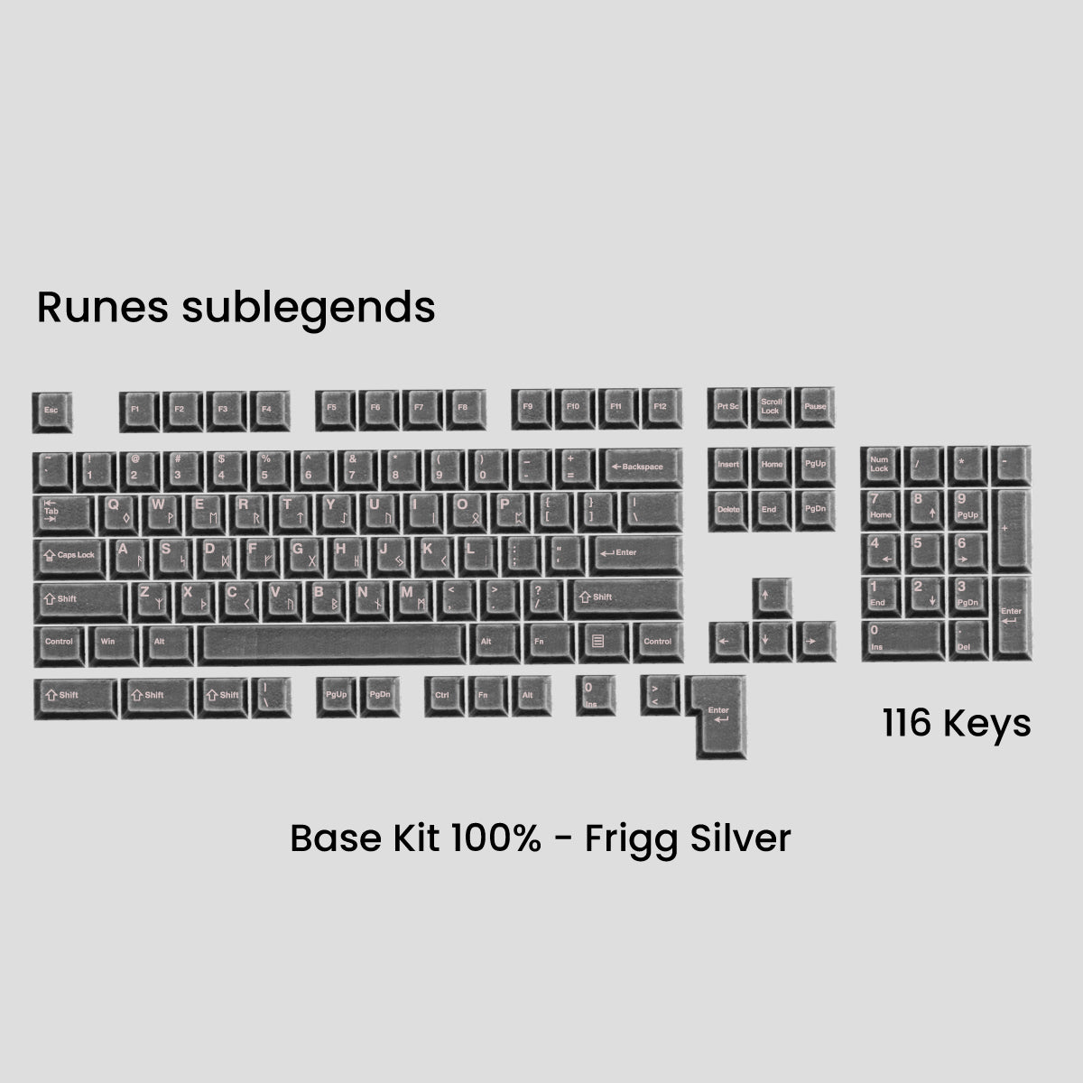 (Group Buy) Awekeys Viking Antiques Full Metal Keycap Set (Base Kits)
