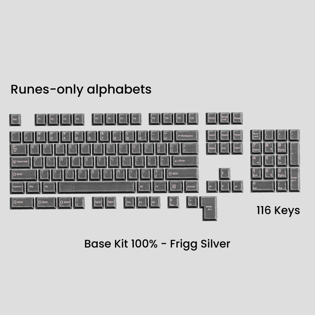 (Group Buy) Awekeys Viking Antiques Full Metal Keycap Set (Base Kits)