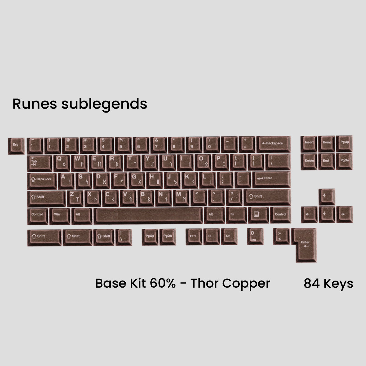 (Group Buy) Awekeys Viking Antiques Full Metal Keycap Set (Base Kits)