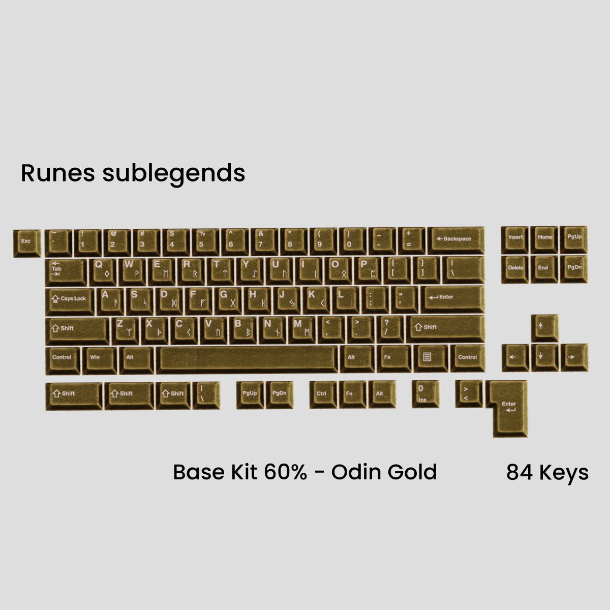 (Group Buy) Awekeys Viking Antiques Full Metal Keycap Set (Base Kits)