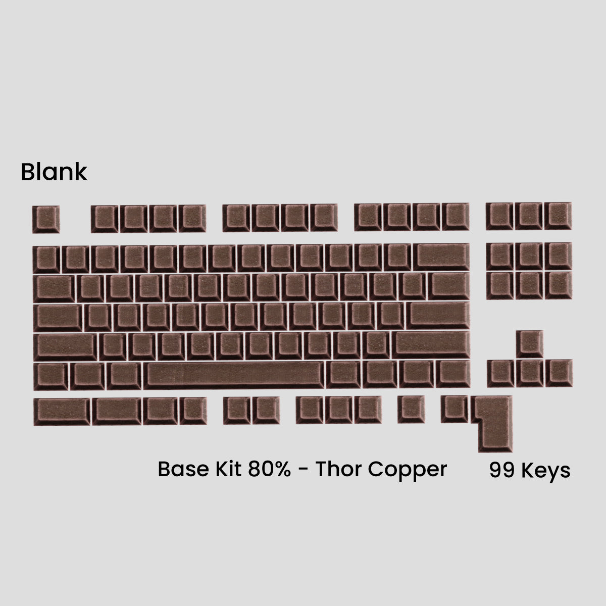 (Group Buy) Awekeys Viking Antiques Full Metal Keycap Set (Base Kits)