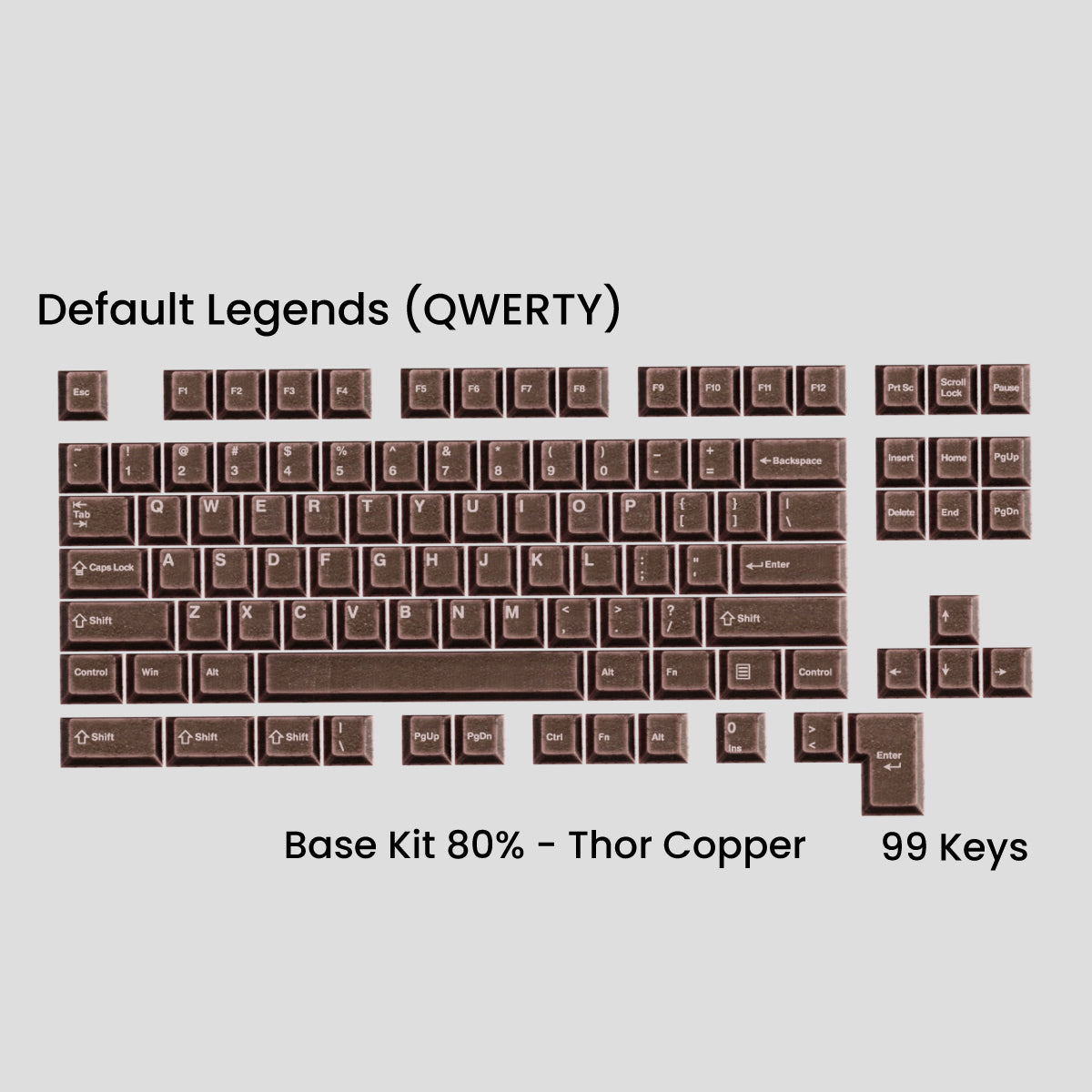 (Group Buy) Awekeys Viking Antiques Full Metal Keycap Set (Base Kits)