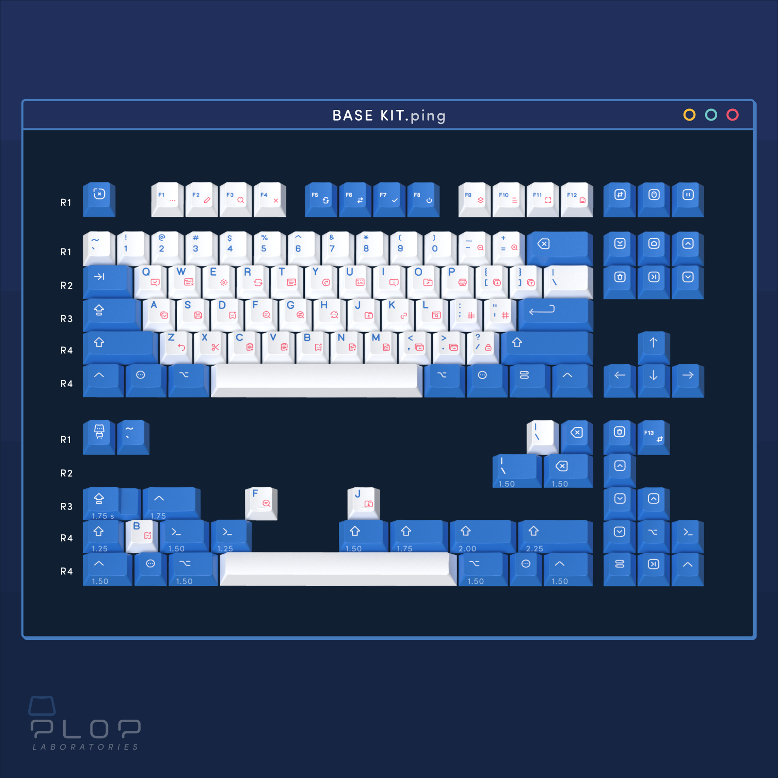 (In Stock) ePBT Ping Keyset
