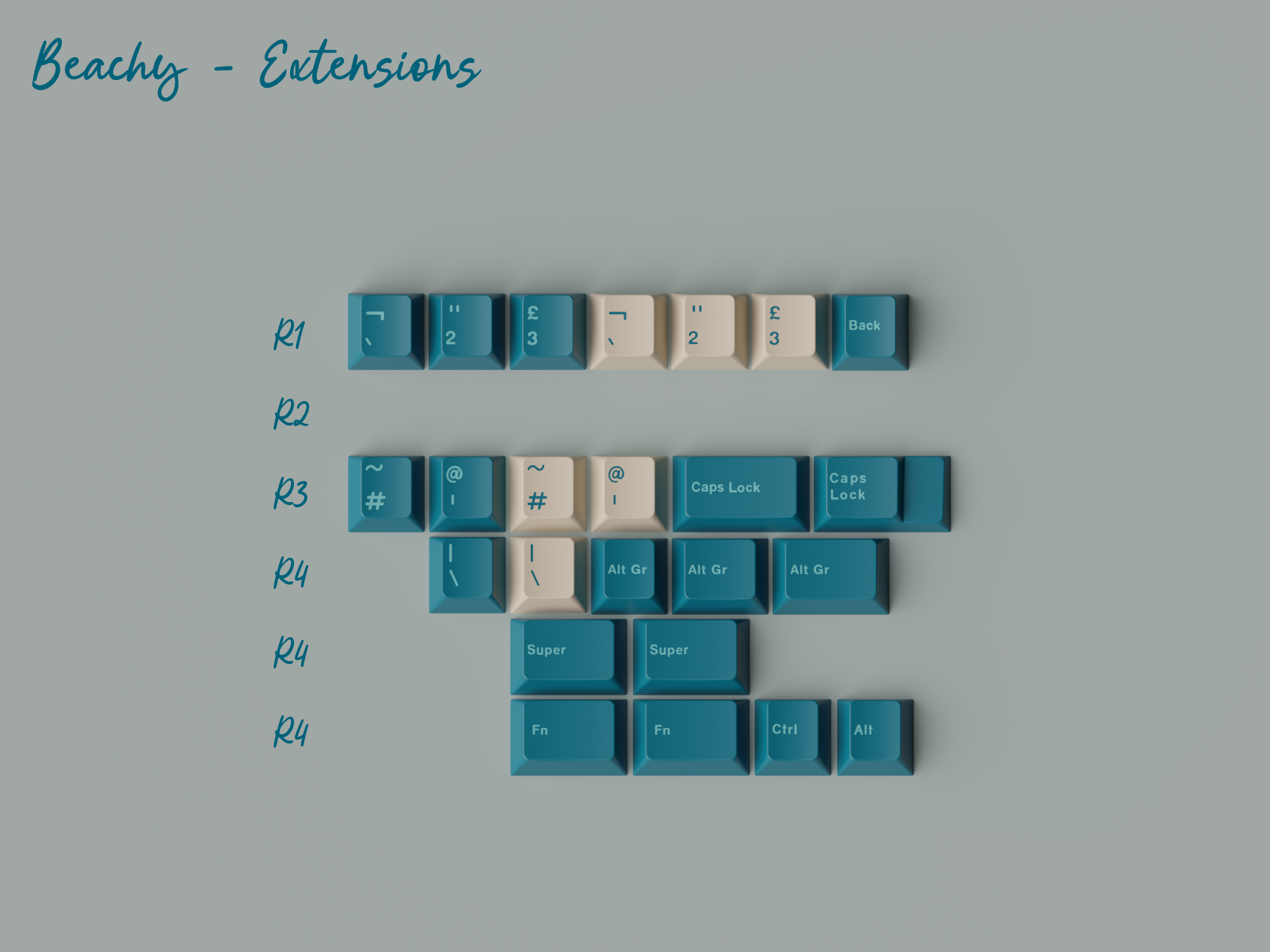 (Group Buy) GMK Just Beachy
