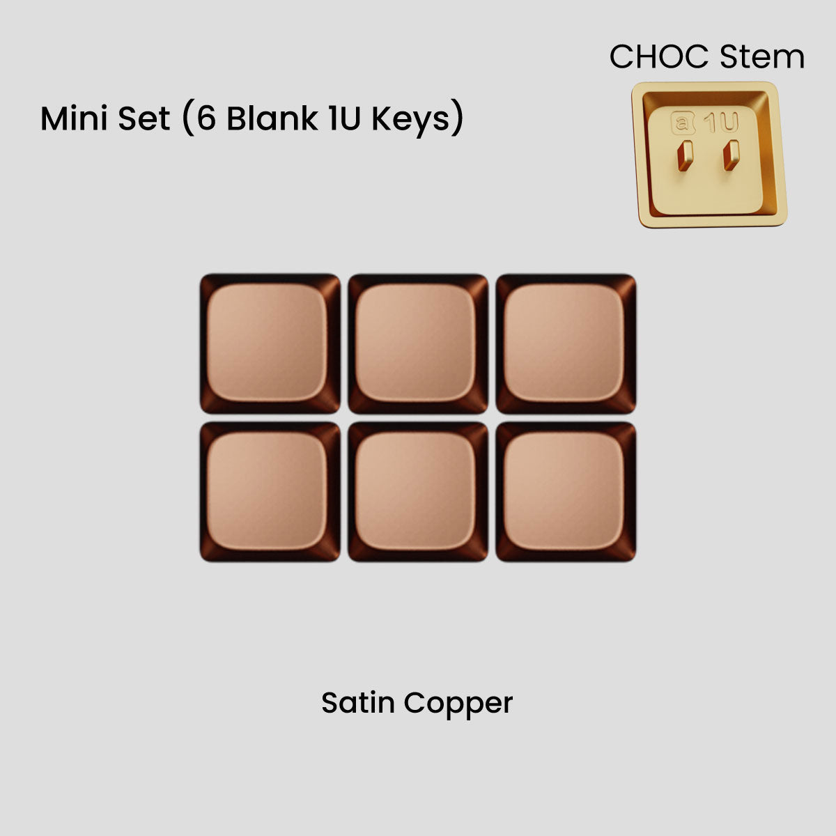 (Group Buy) Awekeys Air - Low Profile Metal Keycaps - CHOC Switches