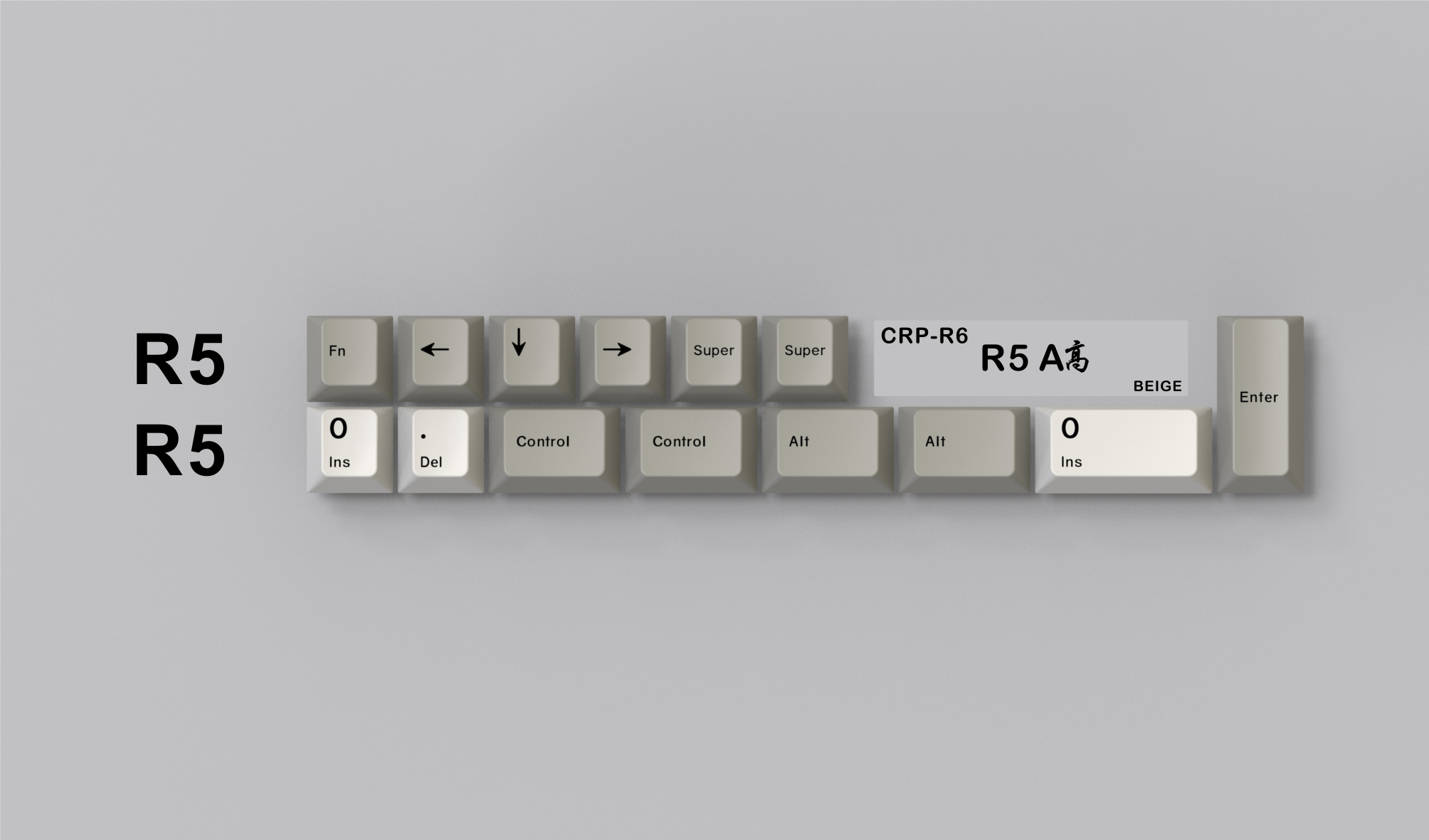 (In Stock) CRP R6 Keycaps