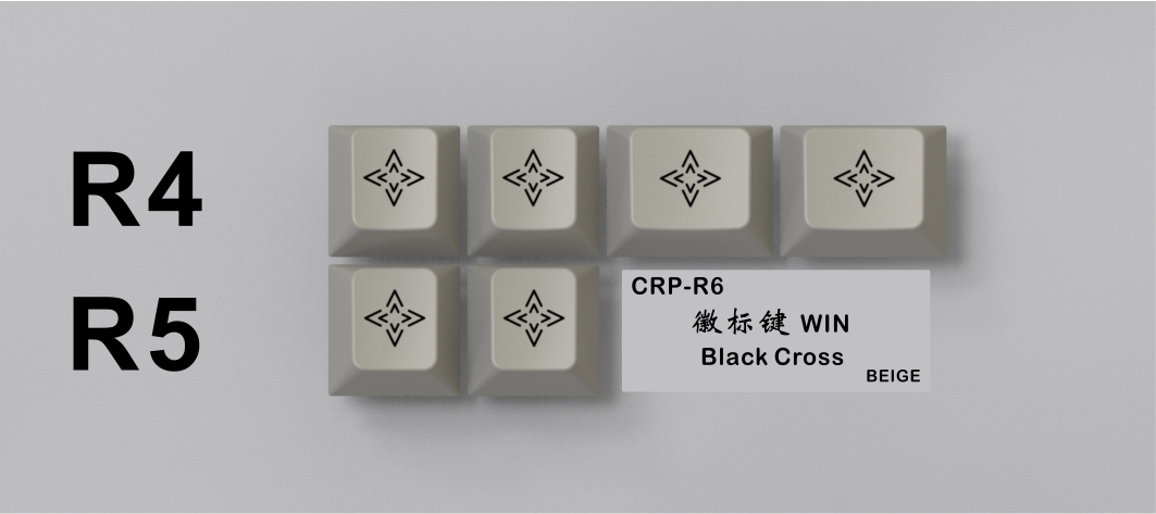 (In Stock) CRP R6 Keycaps
