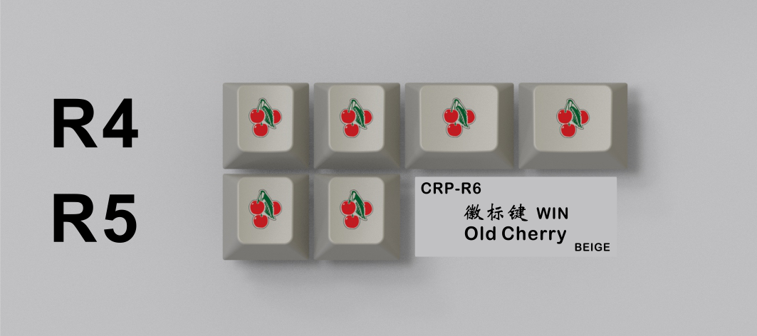 (In Stock) CRP R6 Keycaps