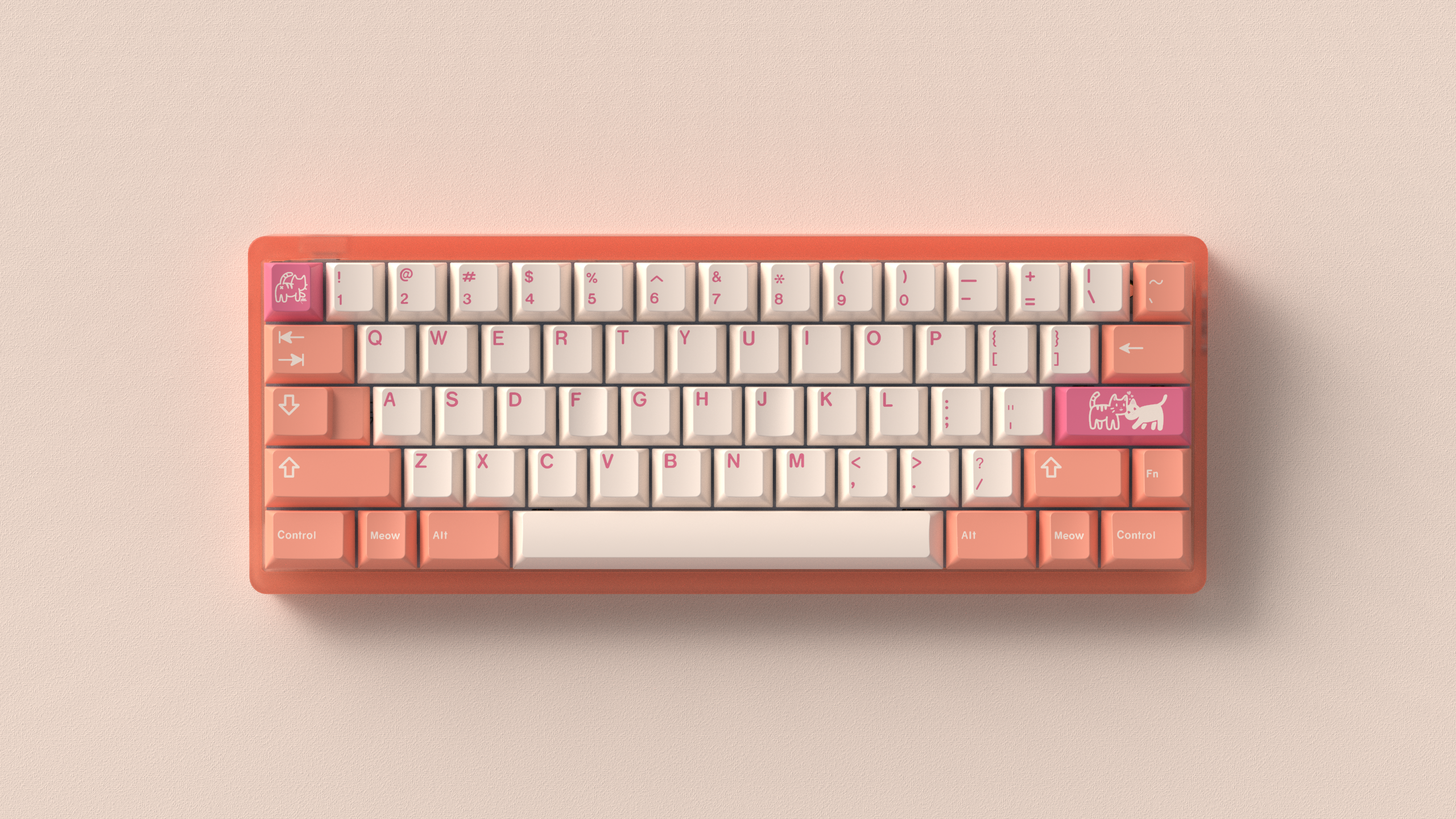 (In Stock) GMK Orange Boi Keyset