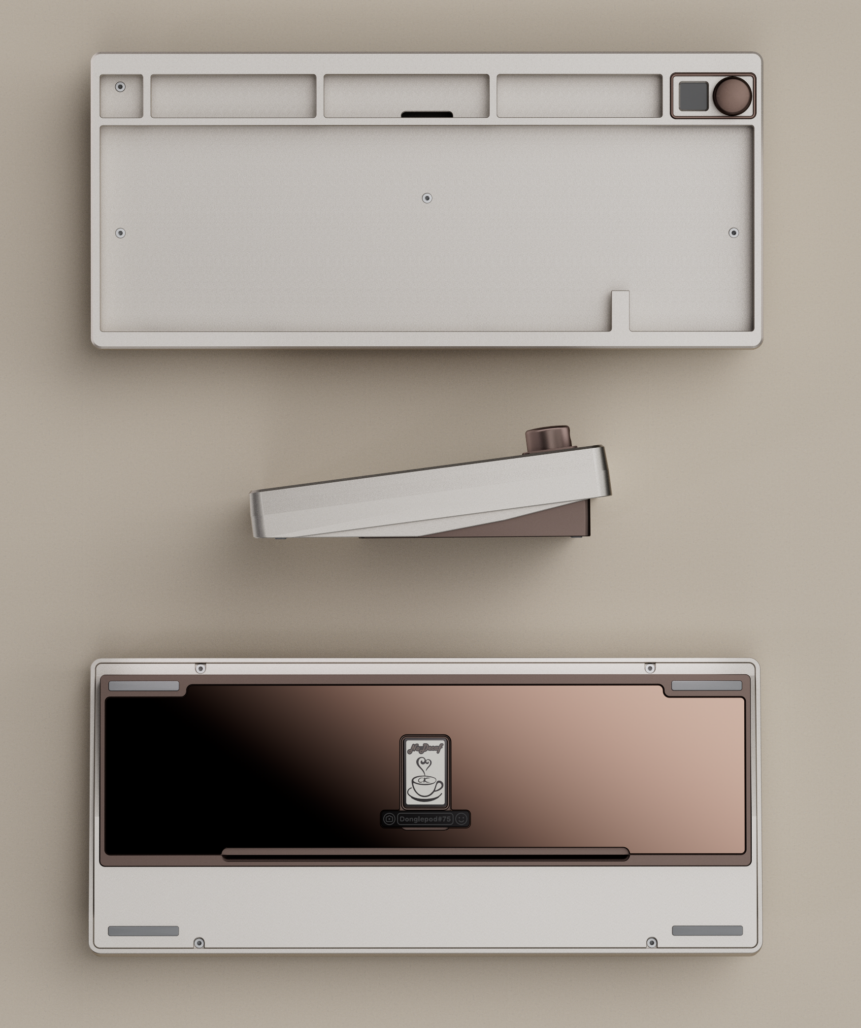 (In Stock) QwertyKeys QK75N Keyboard Kit