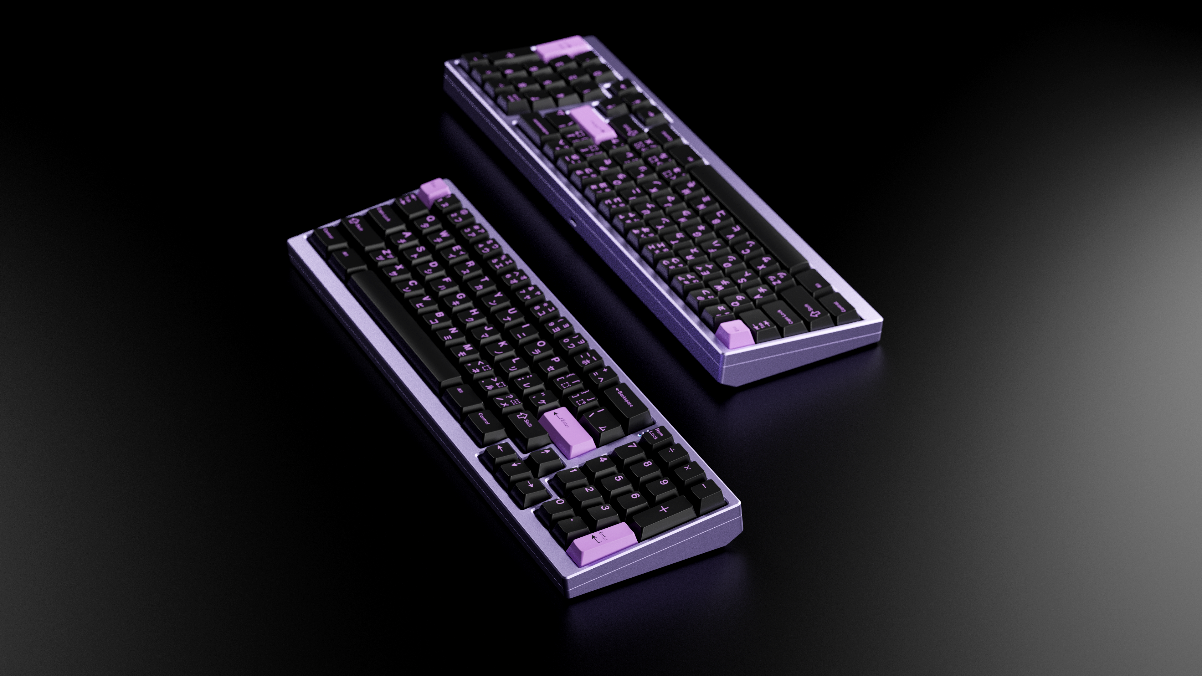 (Pre Order) GMK Lilac on Black