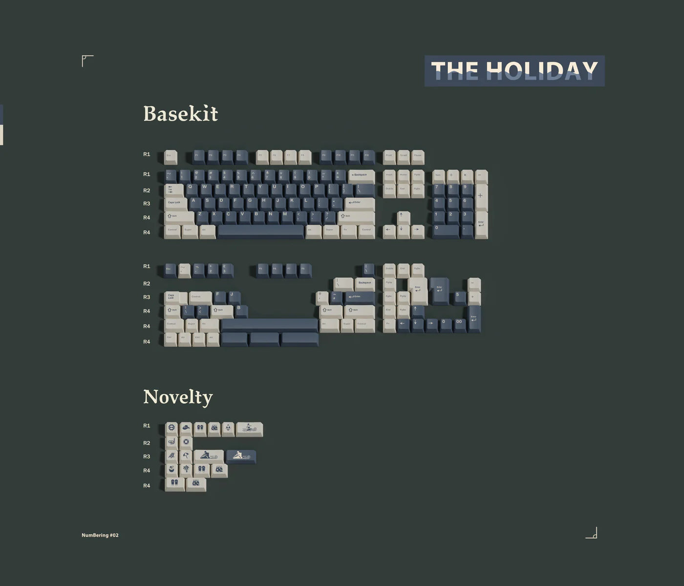 (In Stock) Poco E-Studio The Holiday Keycaps