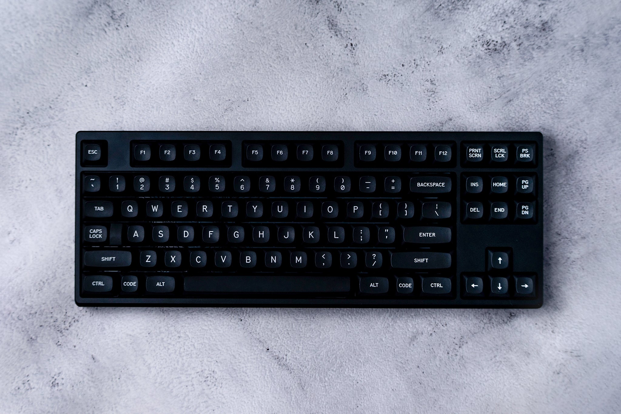 (In Stock) GMK MTNU White on Black